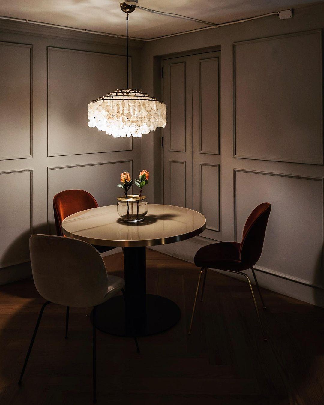 Round Shell Chandelier - Letslighting