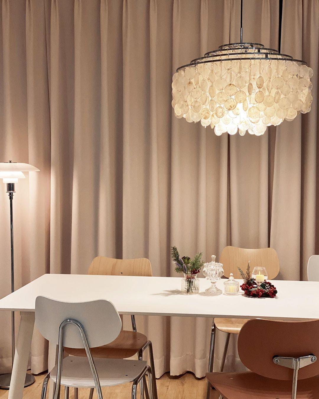 Round Shell Chandelier - Letslighting