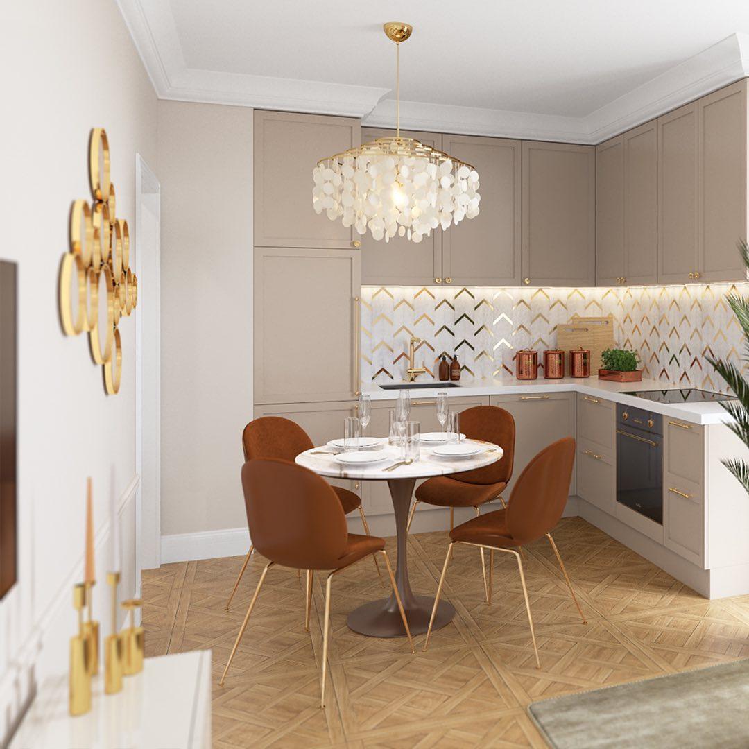 Round Shell Chandelier - Letslighting