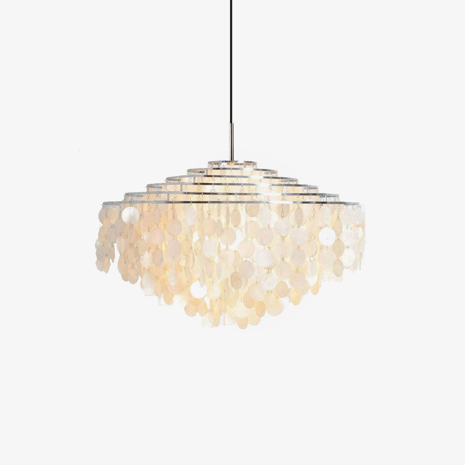 Round Shell Chandelier - Letslighting