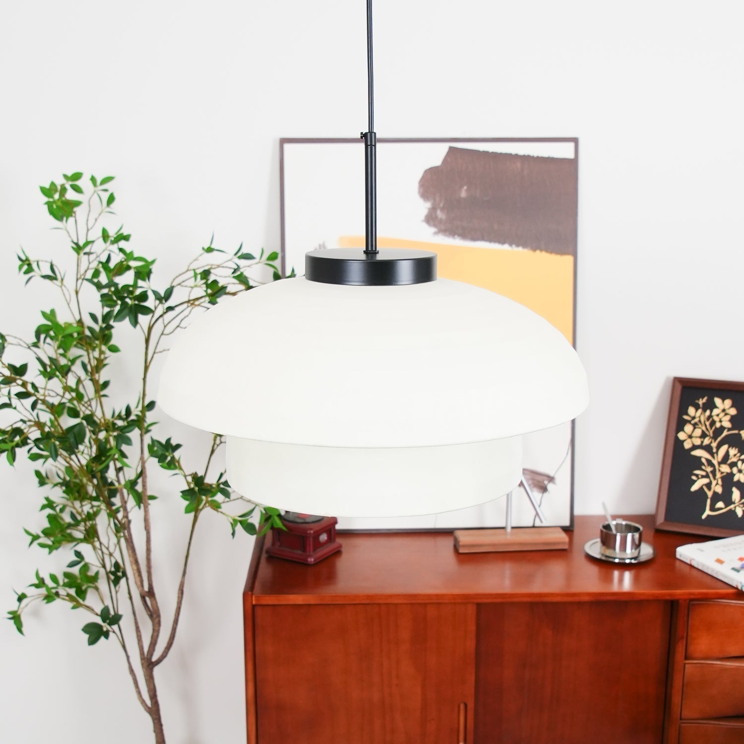 Fabric Art Hanging Lamp - Letslighting