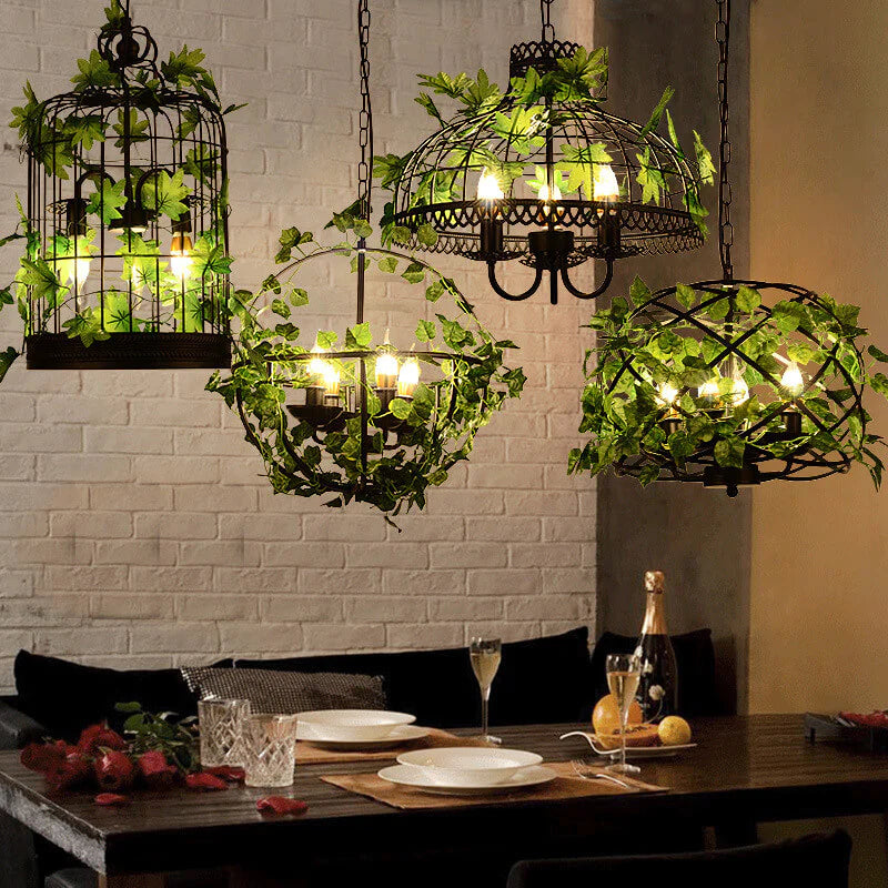 Arisha Industrial LED Lámpara Colgante Metal Sala de estar