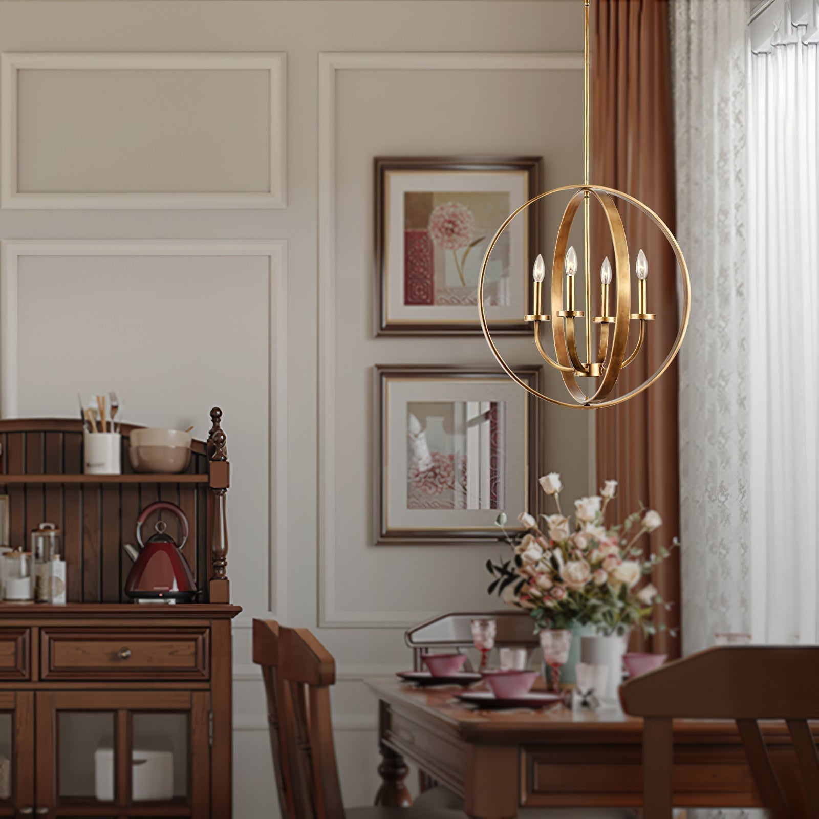 Farmhouse Lantern Chandelier - Letslighting