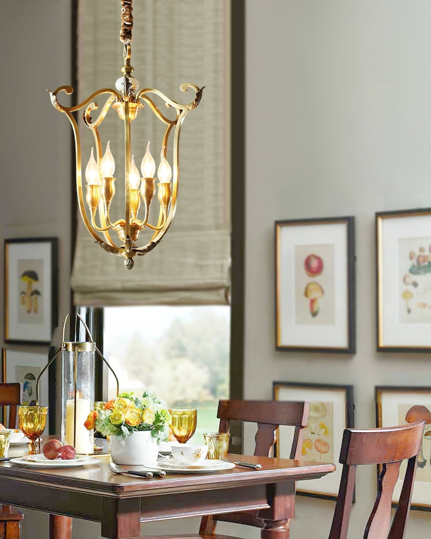 Farmhouse Lantern Chandelier - Letslighting
