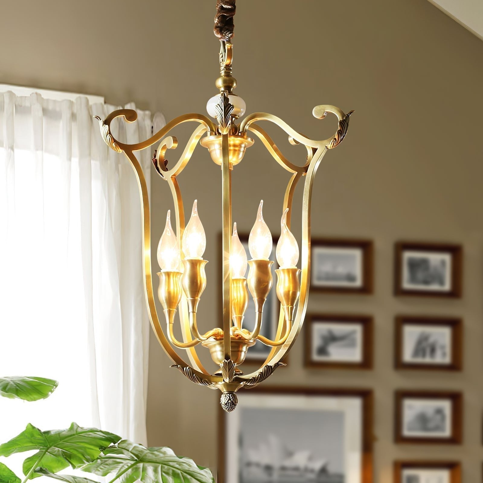 Farmhouse Lantern Chandelier - Letslighting