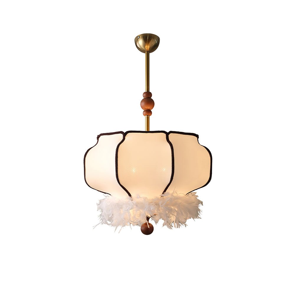 Feathered Lantern Pendant Light - Letslighting