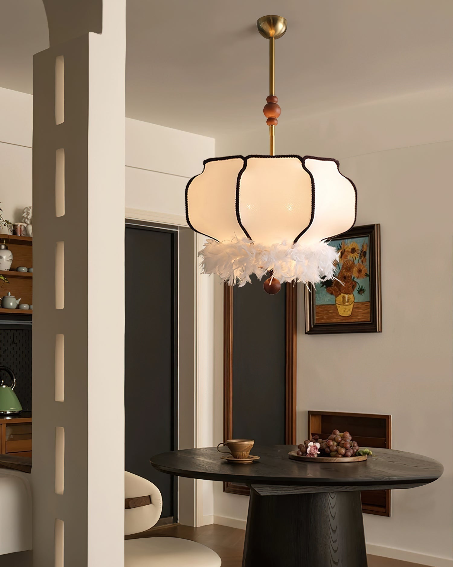 Feathered Lantern Pendant Light - Letslighting