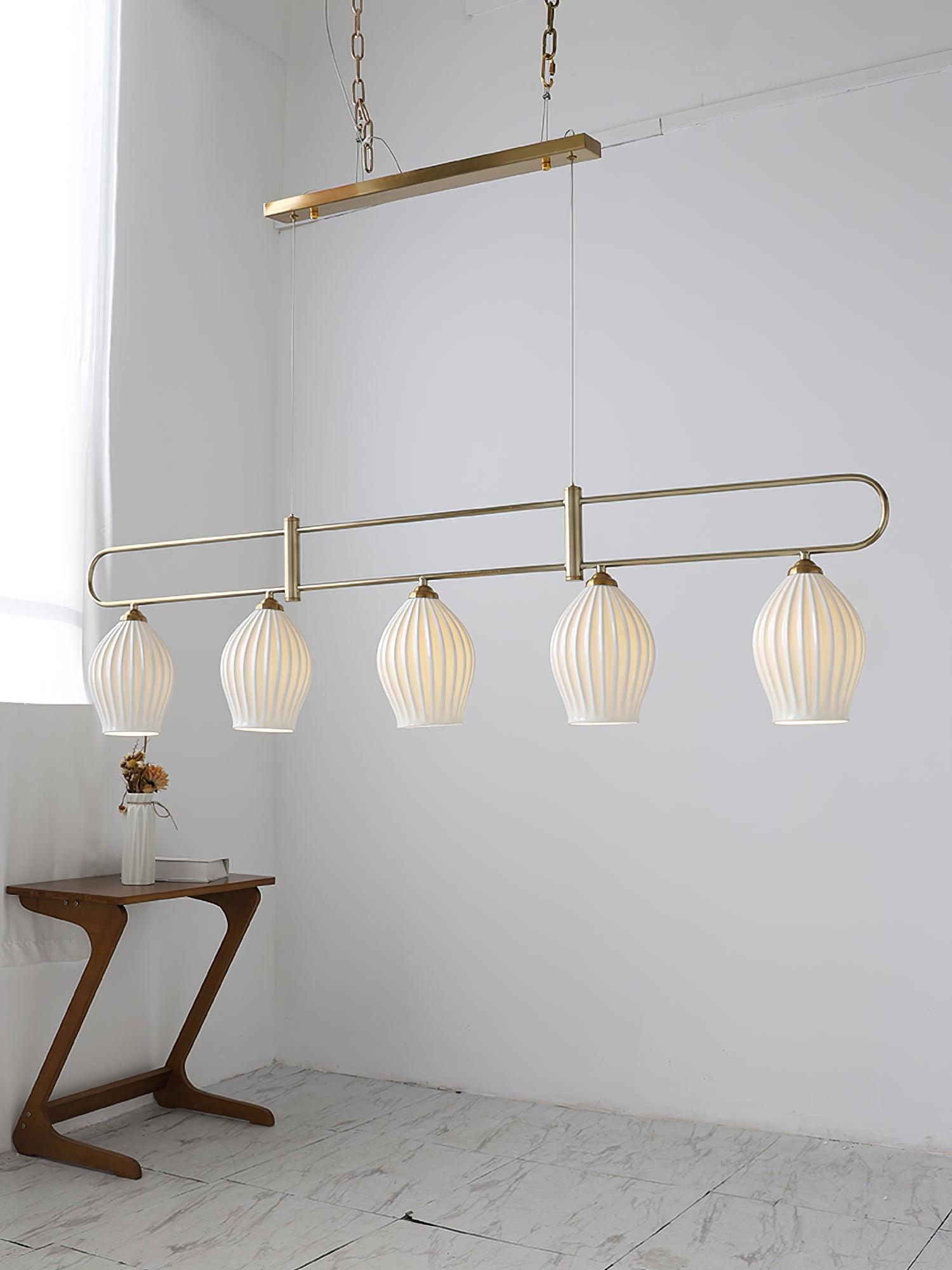 Arlirir Modern Minimalist Art Metal Ceramic Pendant Light - Letslighting