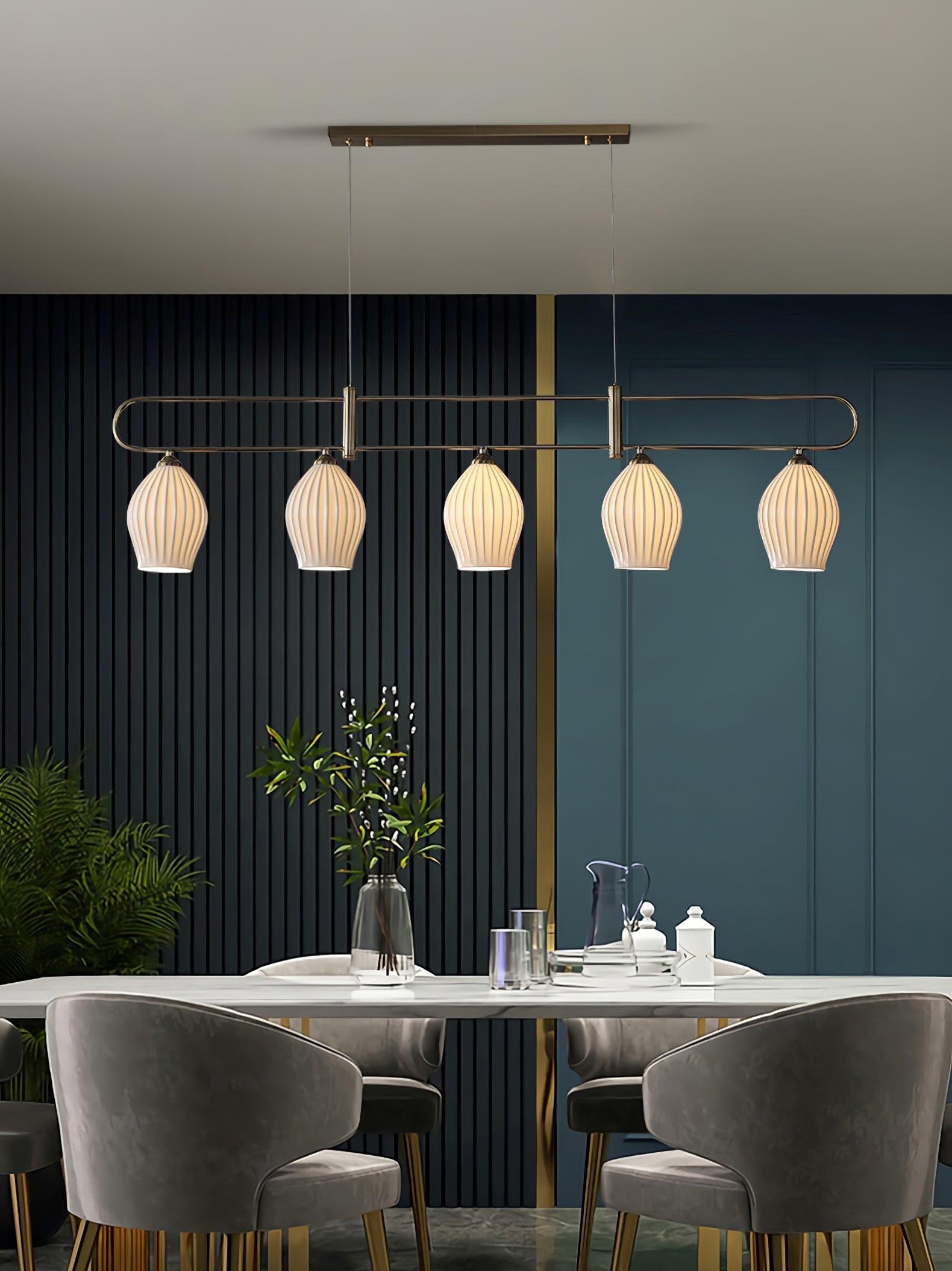 Arlirir Modern Minimalist Art Metal Ceramic Pendant Light - Letslighting