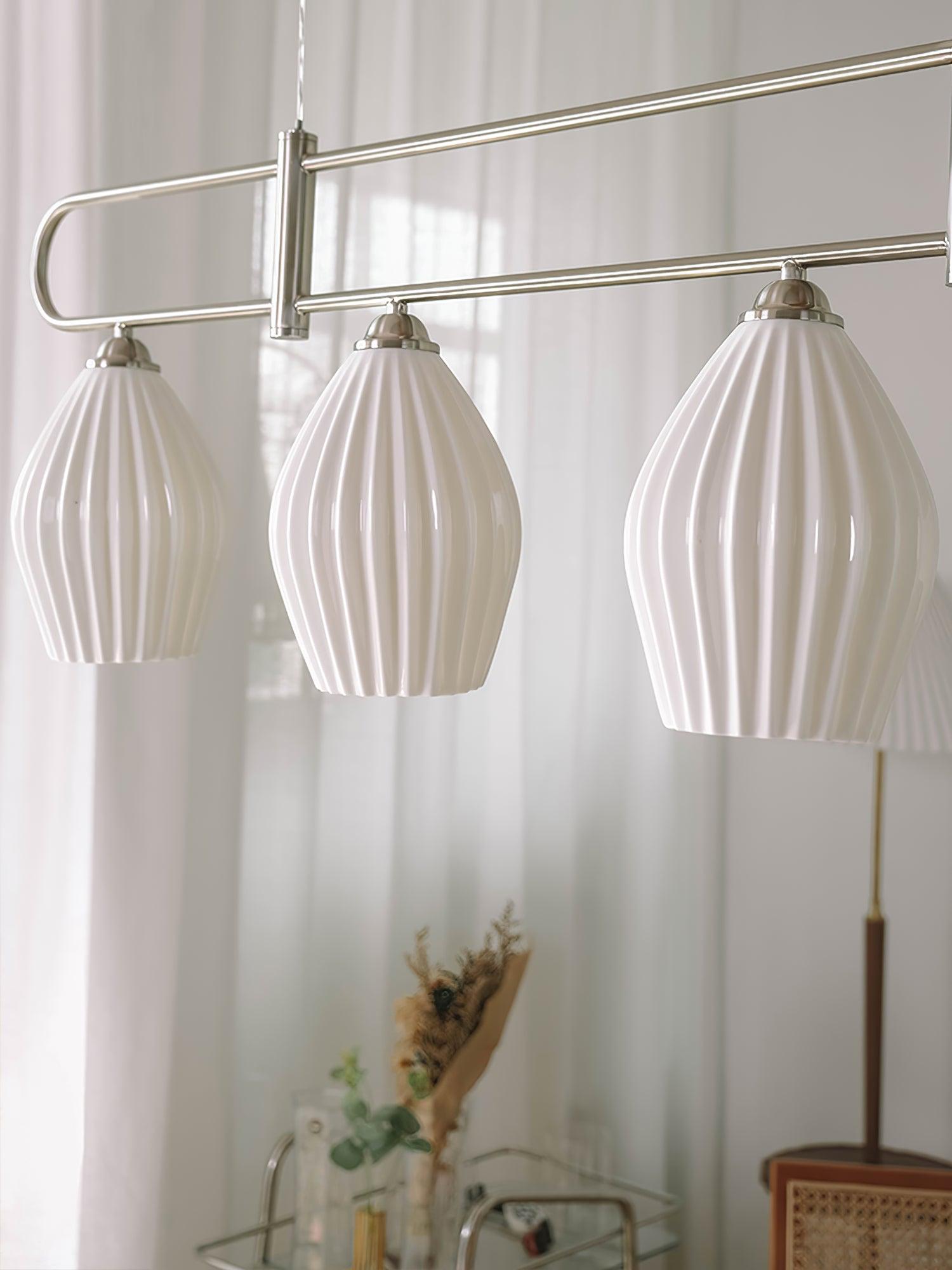 Arlirir Modern Minimalist Art Metal Ceramic Pendant Light - Letslighting