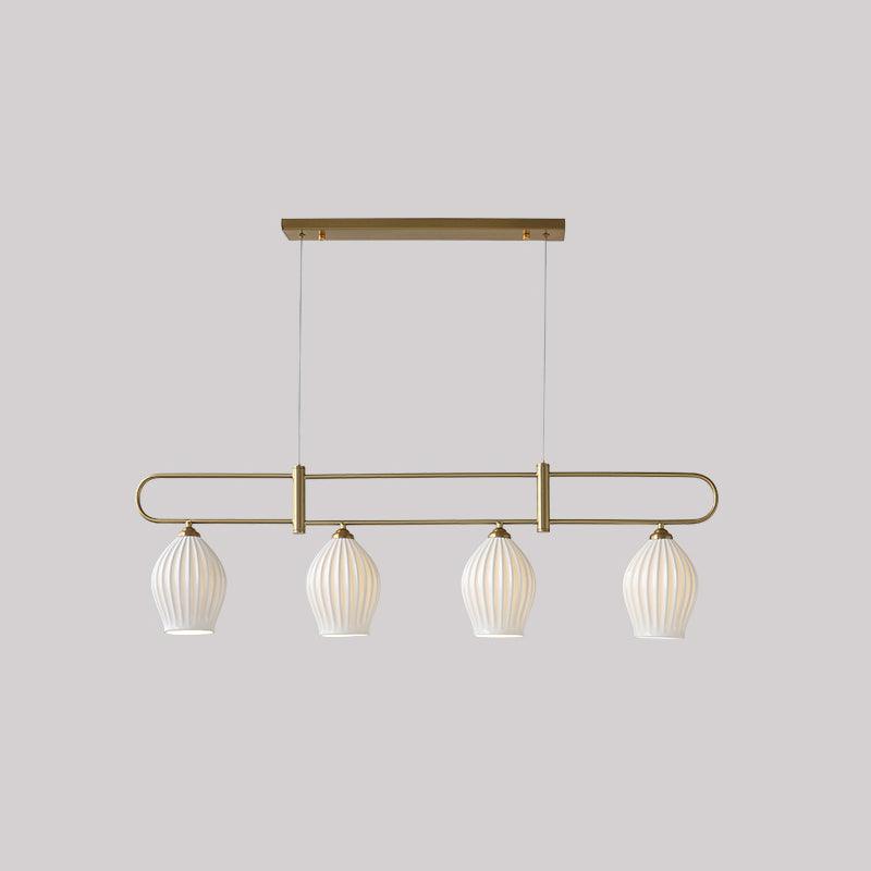 Arlirir Modern Minimalist Art Metal Ceramic Pendant Light - Letslighting