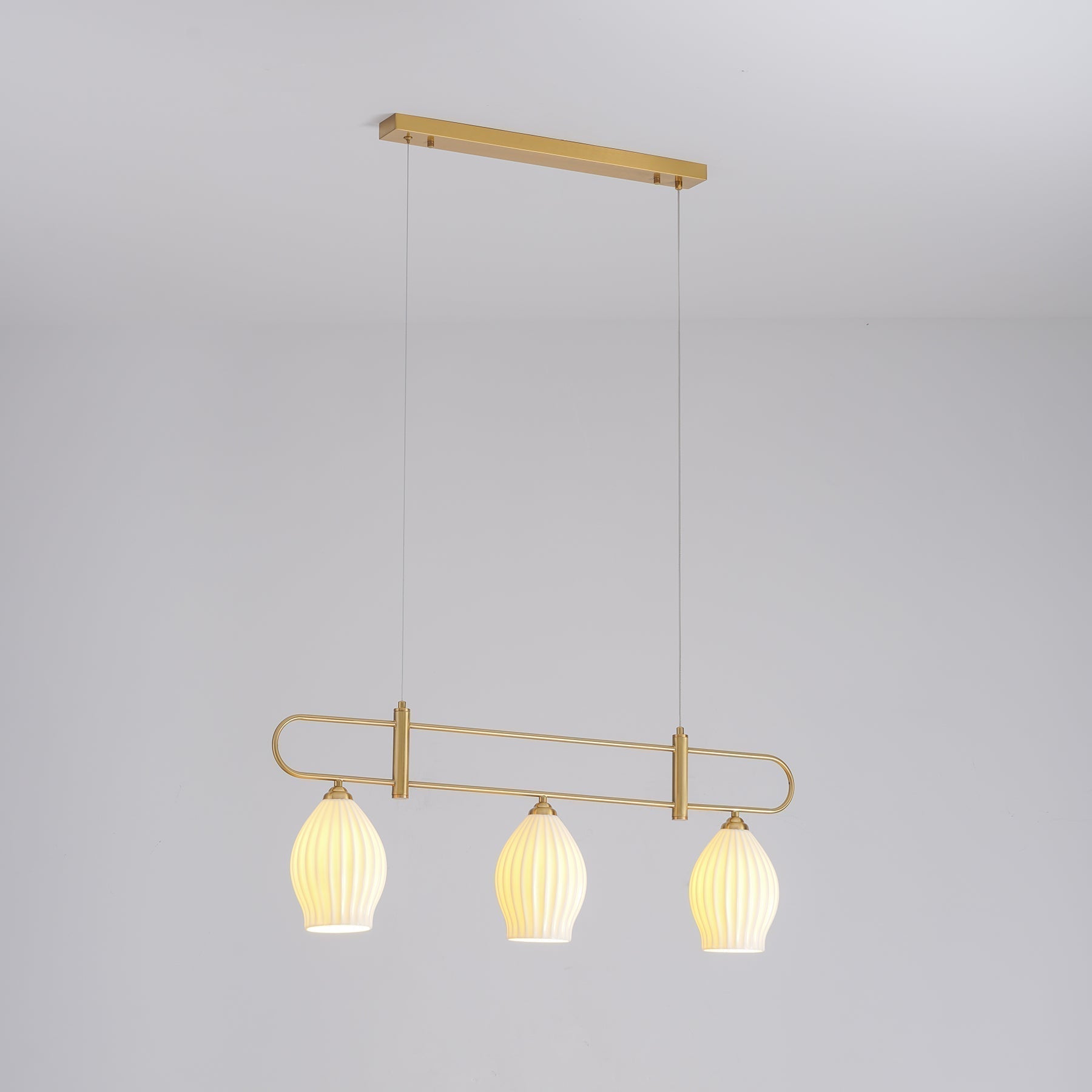 Arlirir Modern Minimalist Art Metal Ceramic Pendant Light - Letslighting