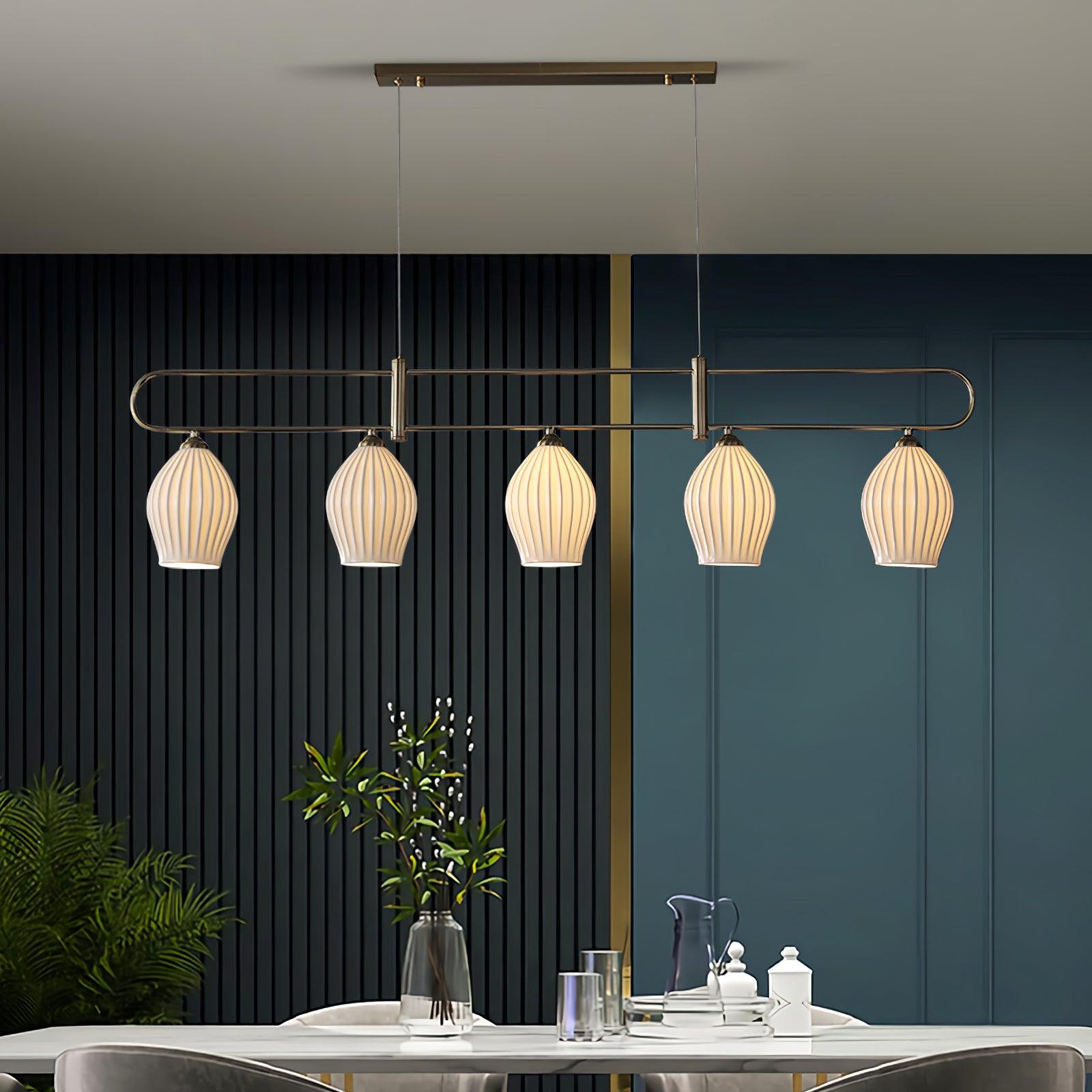 Arlirir Modern Minimalist Art Metal Ceramic Pendant Light - Letslighting
