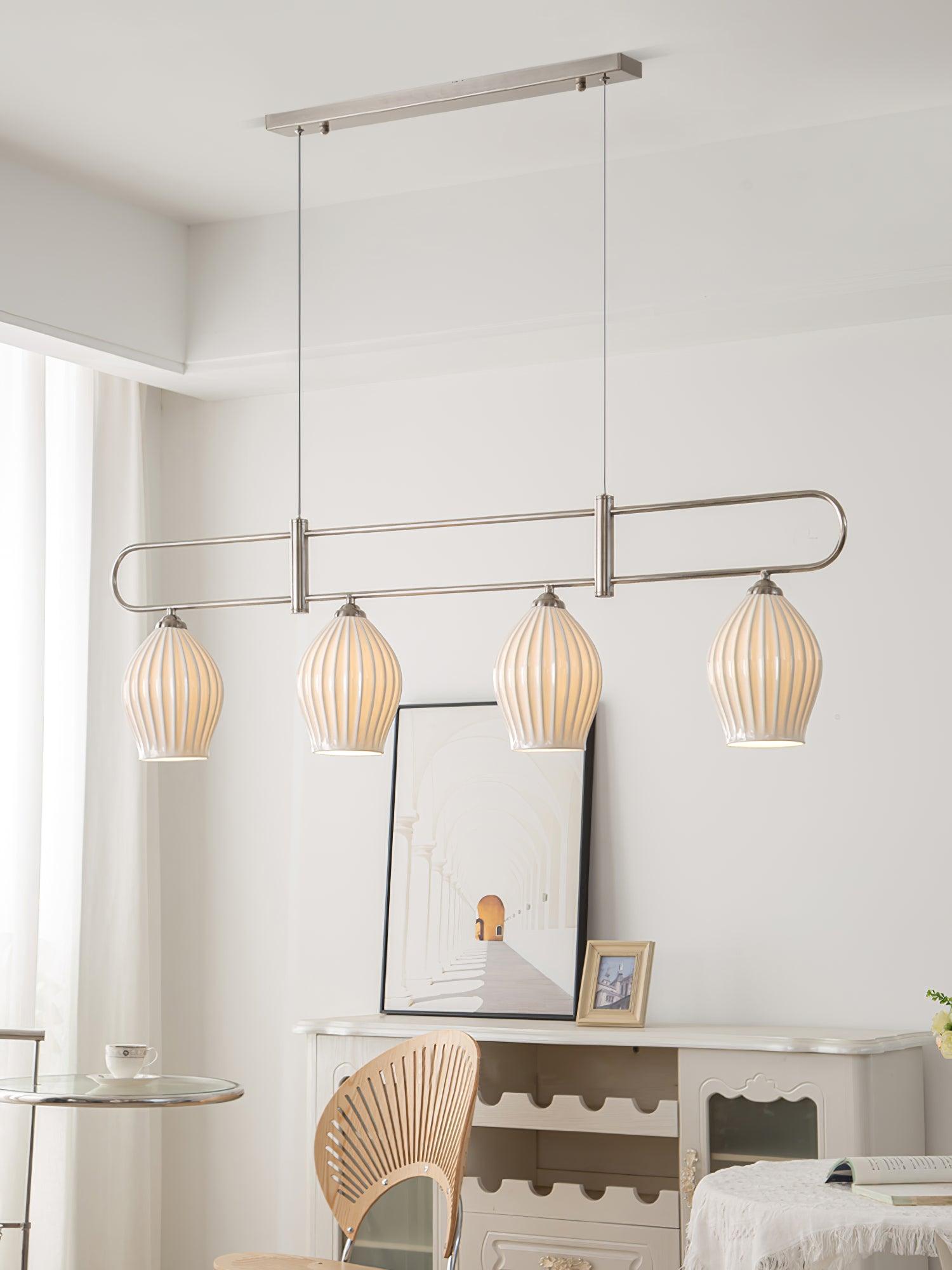 Arlirir Modern Minimalist Art Metal Ceramic Pendant Light - Letslighting
