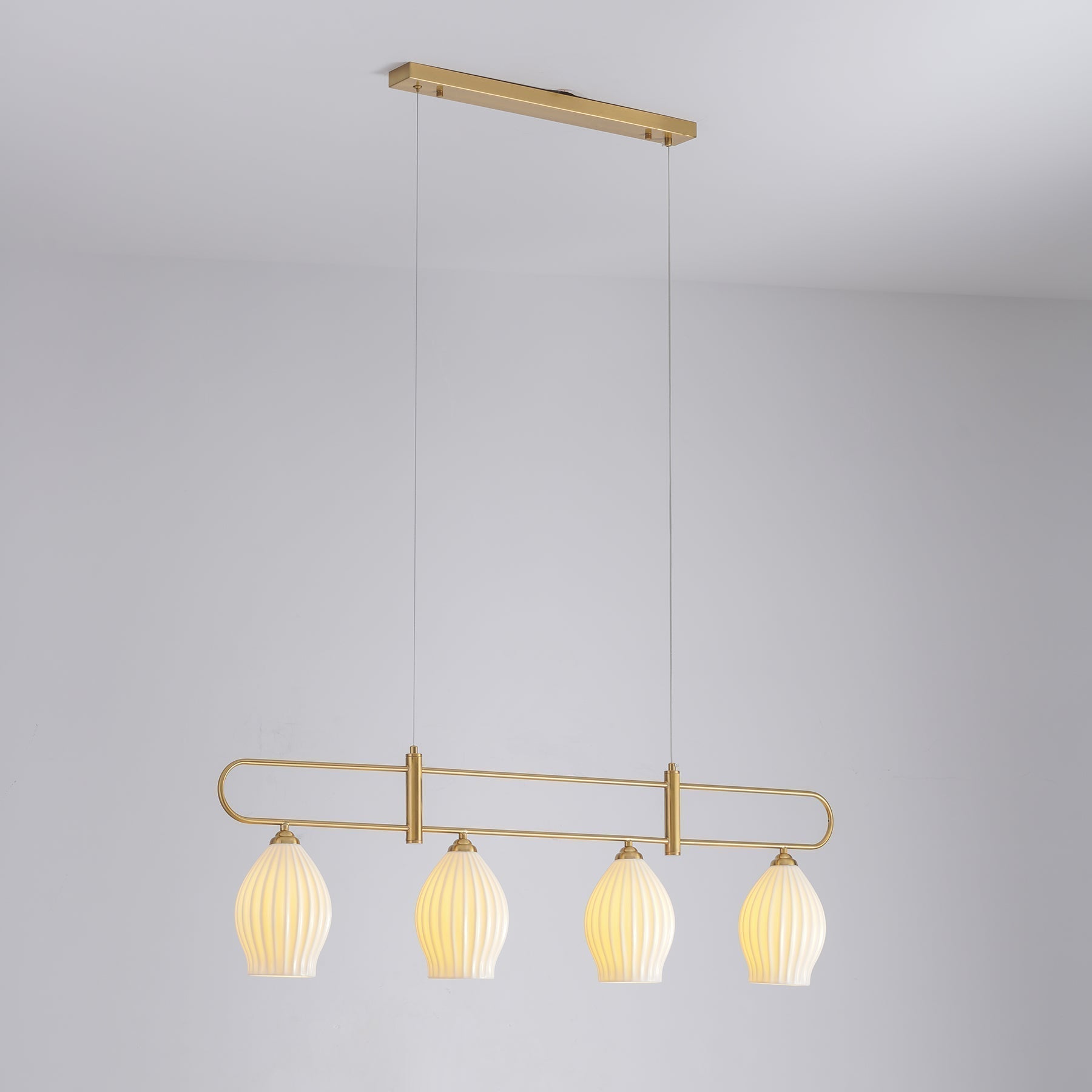 Arlirir Modern Minimalist Art Metal Ceramic Pendant Light - Letslighting