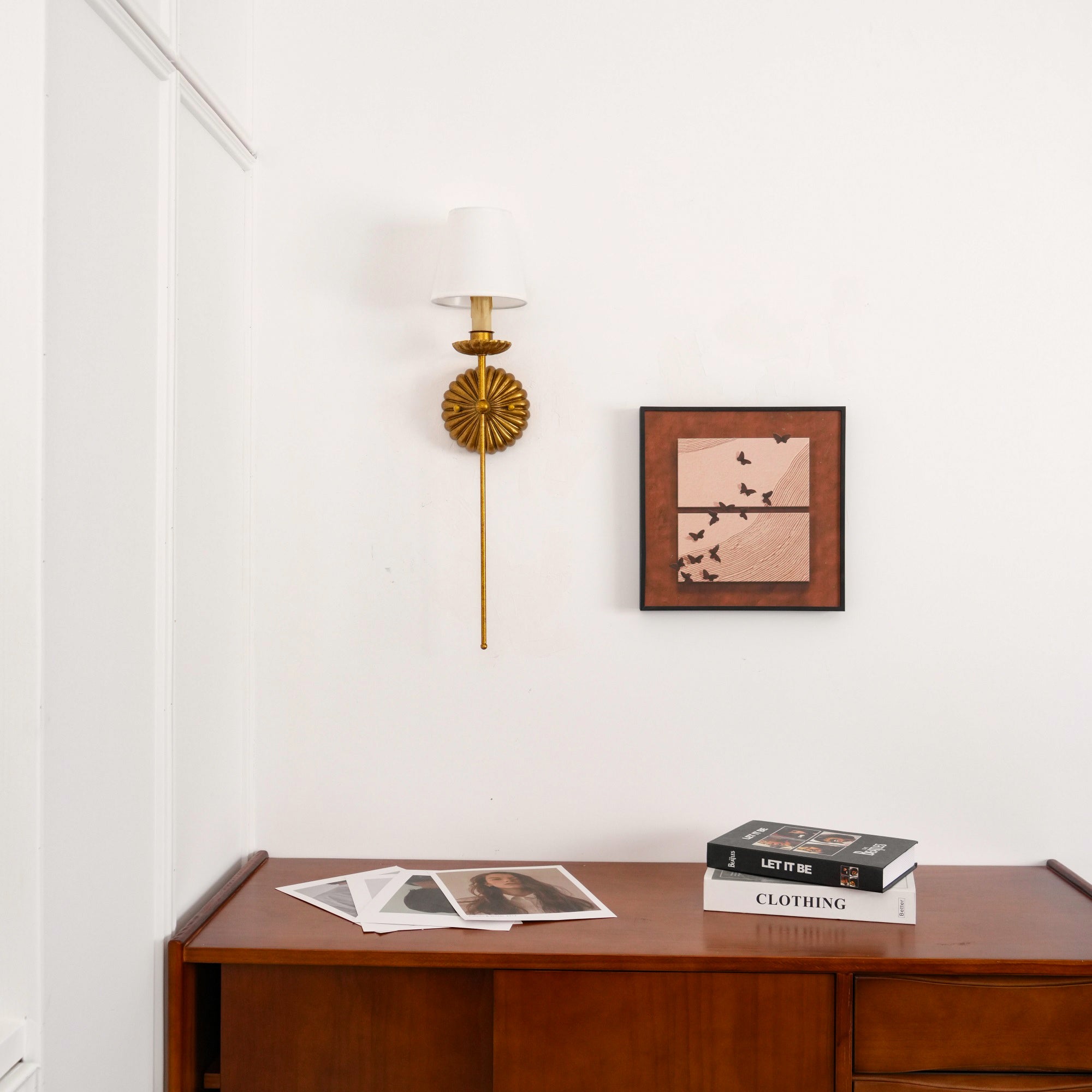 Kristy Lámpara de Pared con Forma de Candelabros Antiguos