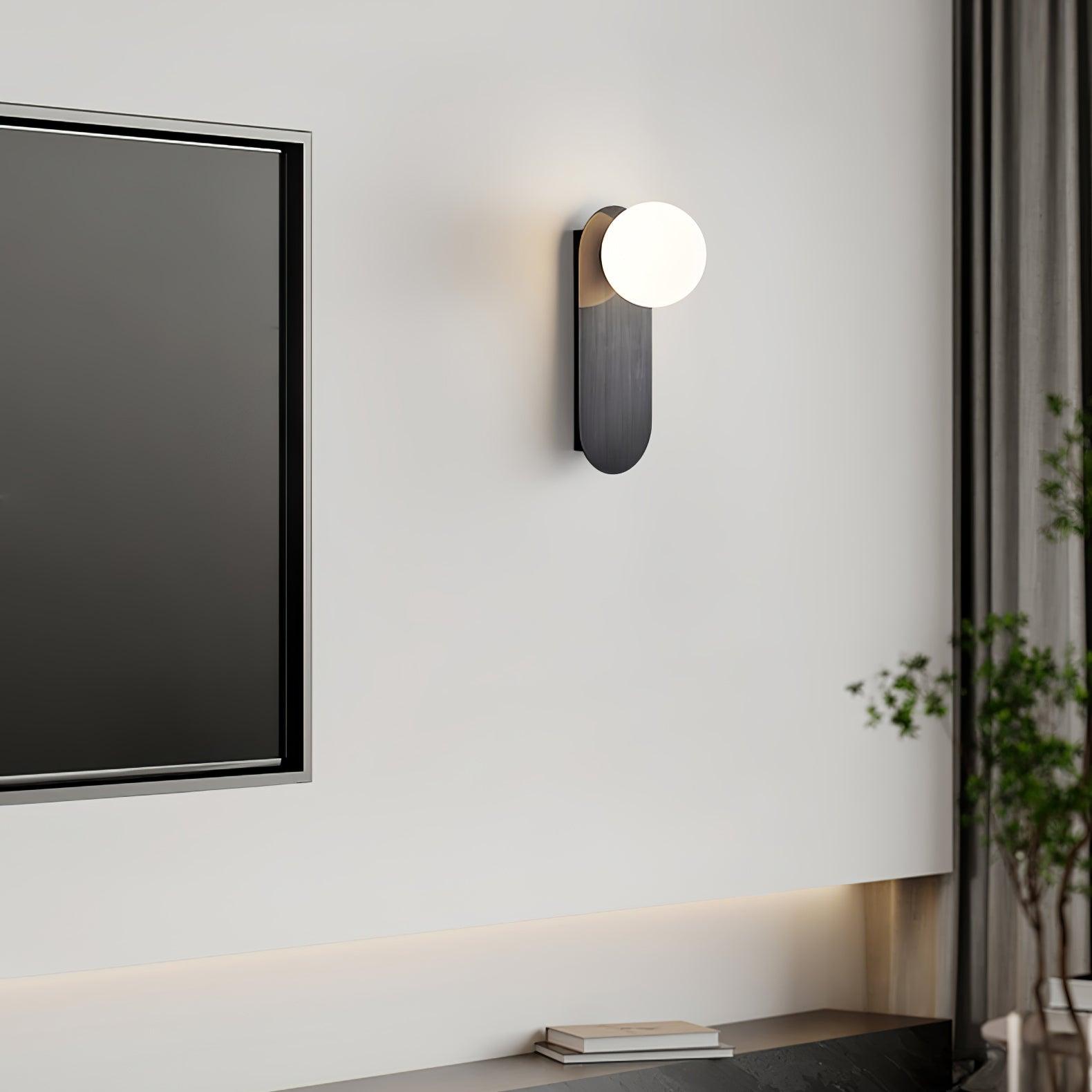 Flat Base Globe Sconce - Letslighting