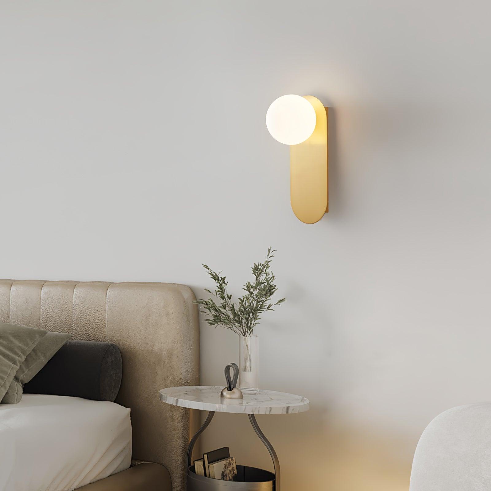 Flat Base Globe Sconce - Letslighting