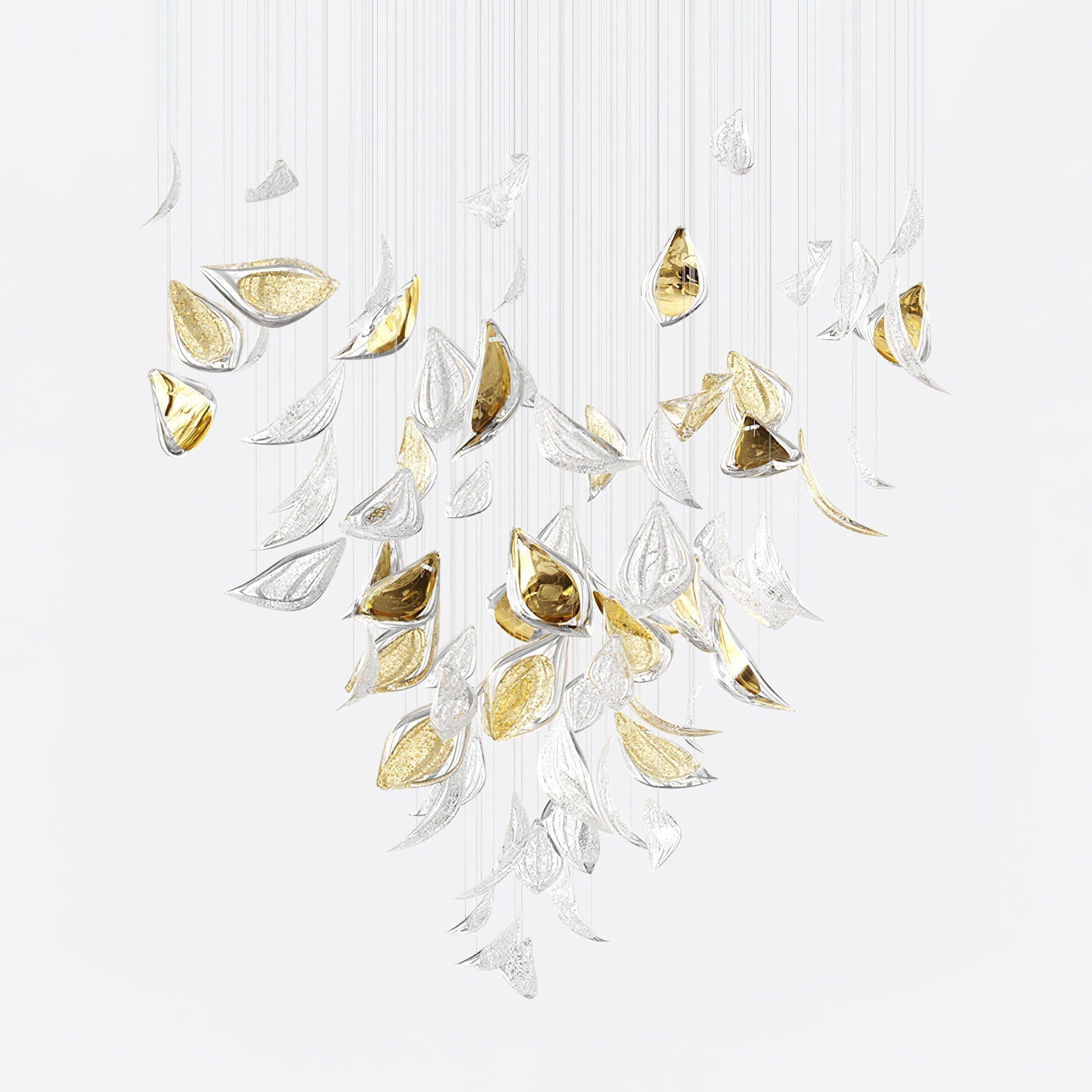 Avynen Crystal Petal Chandelier - Letslighting