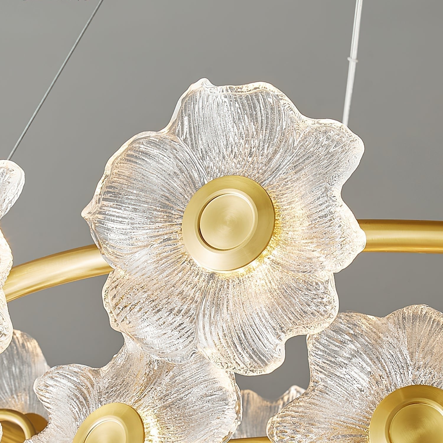 Flora Glass Chandelier - Letslighting