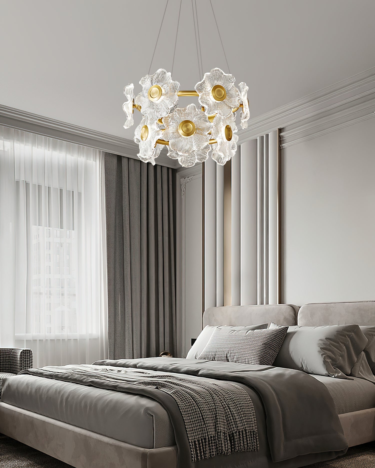 Flora Glass Chandelier - Letslighting