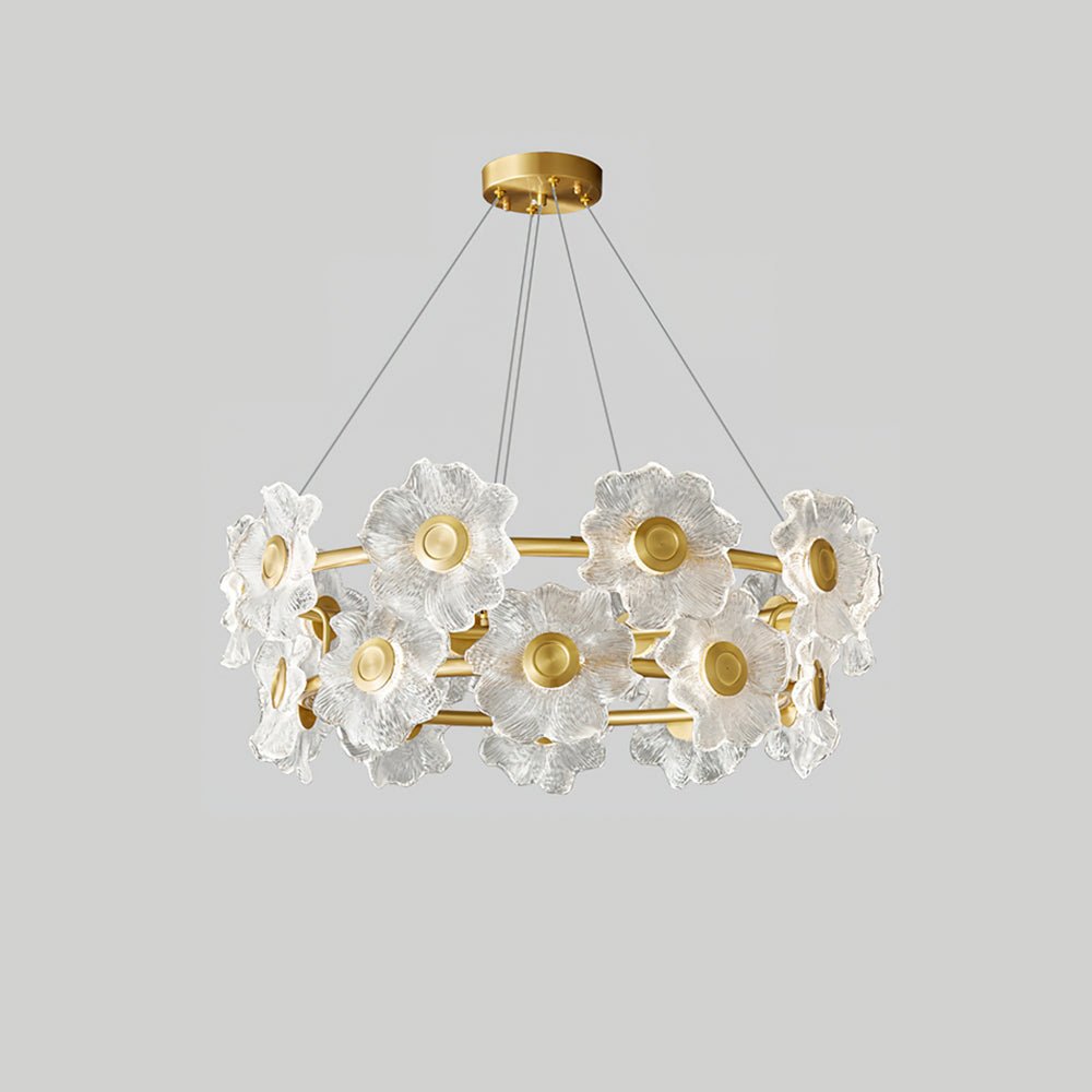 Flora Glass Chandelier - Letslighting