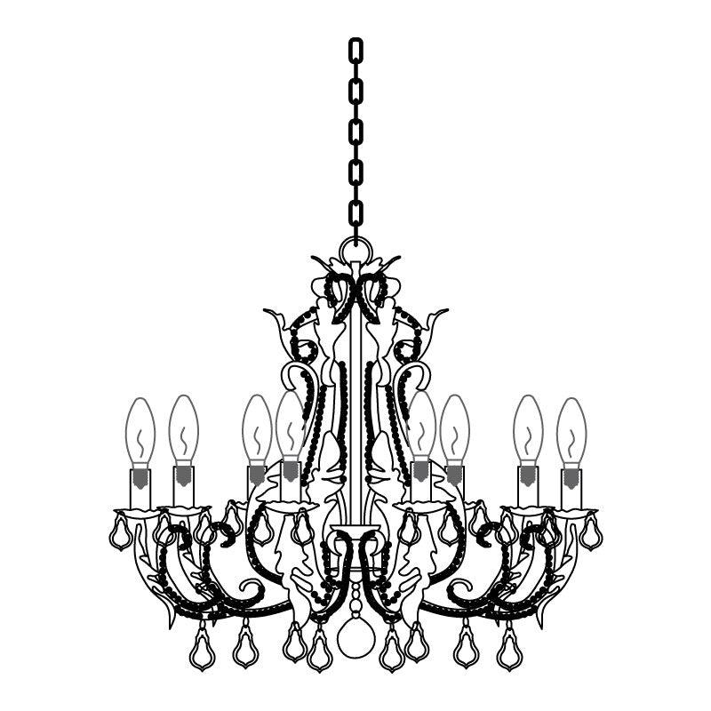 Candle Holder Chandelier - Letslighting