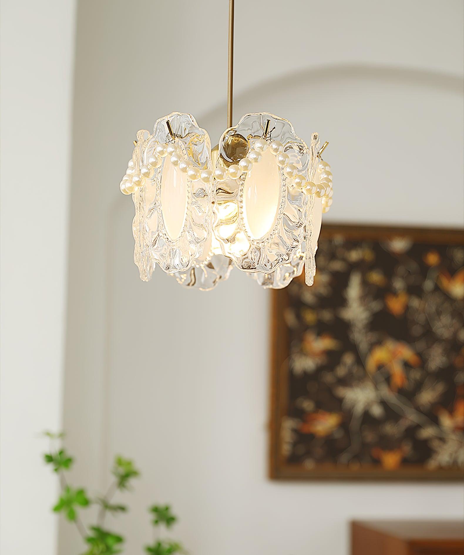 Floral Glass Pendant Lamp - Letslighting