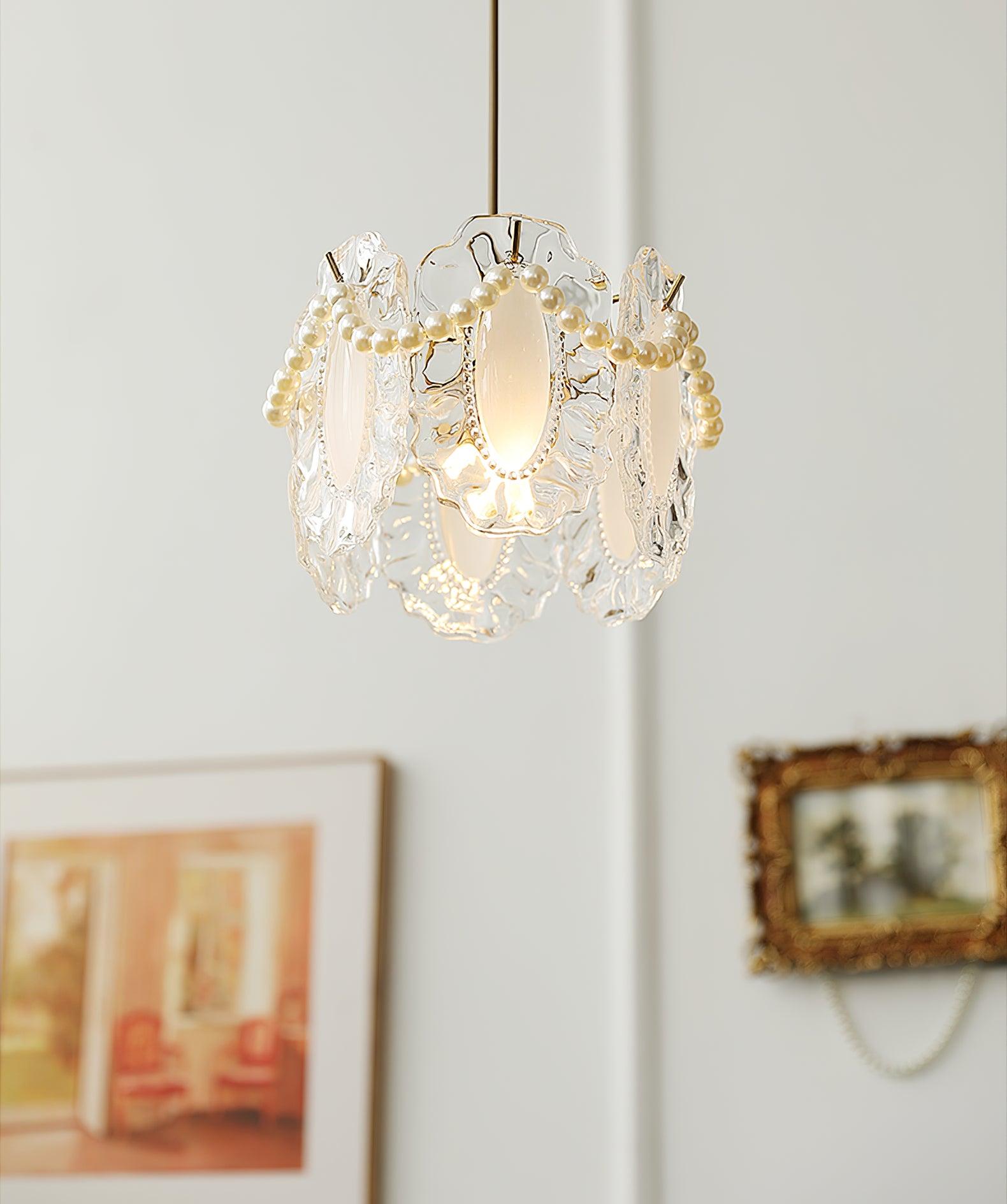 Floral Glass Pendant Lamp - Letslighting