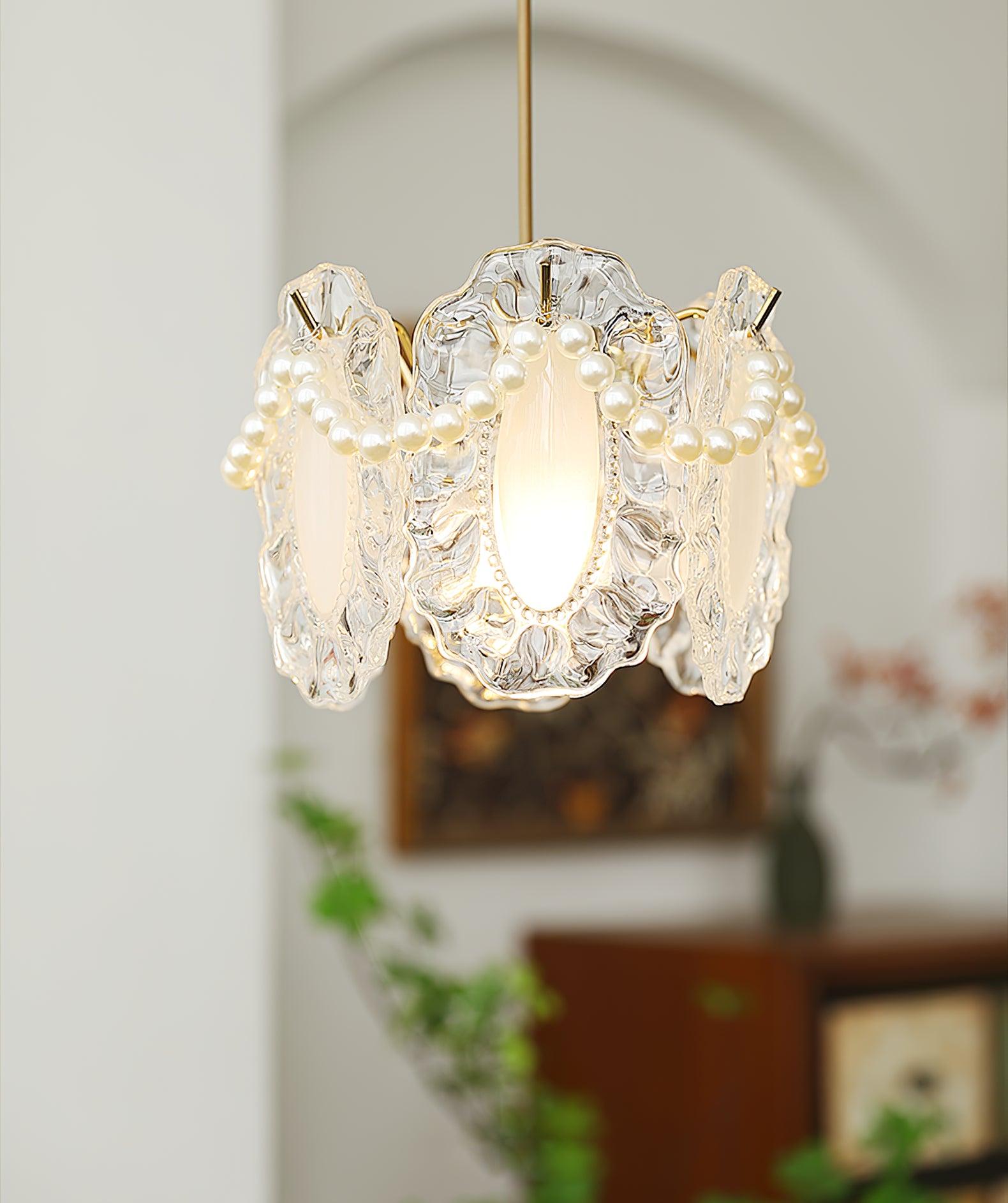 Floral Glass Pendant Lamp - Letslighting