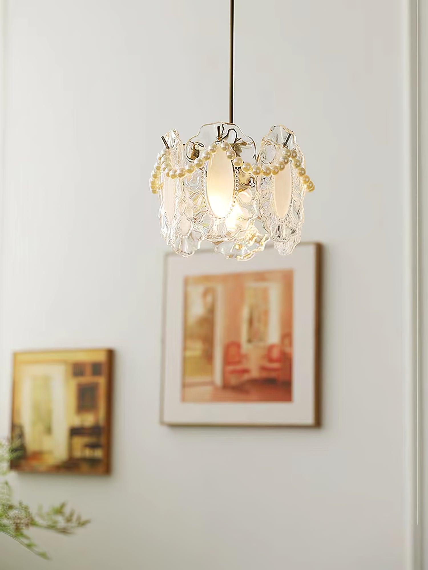 Floral Glass Pendant Lamp - Letslighting