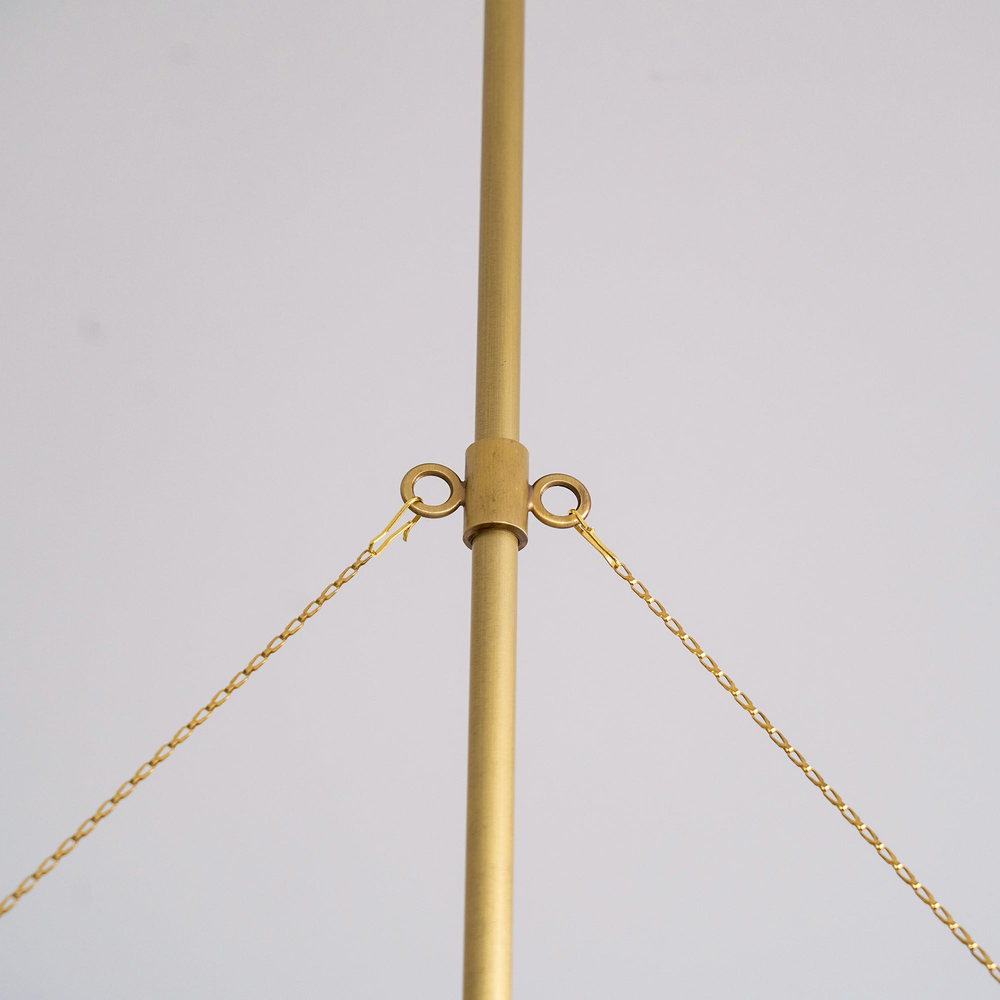 Vavenia Modern Minimalist Brass Glass Chandelier - Lamp Copper