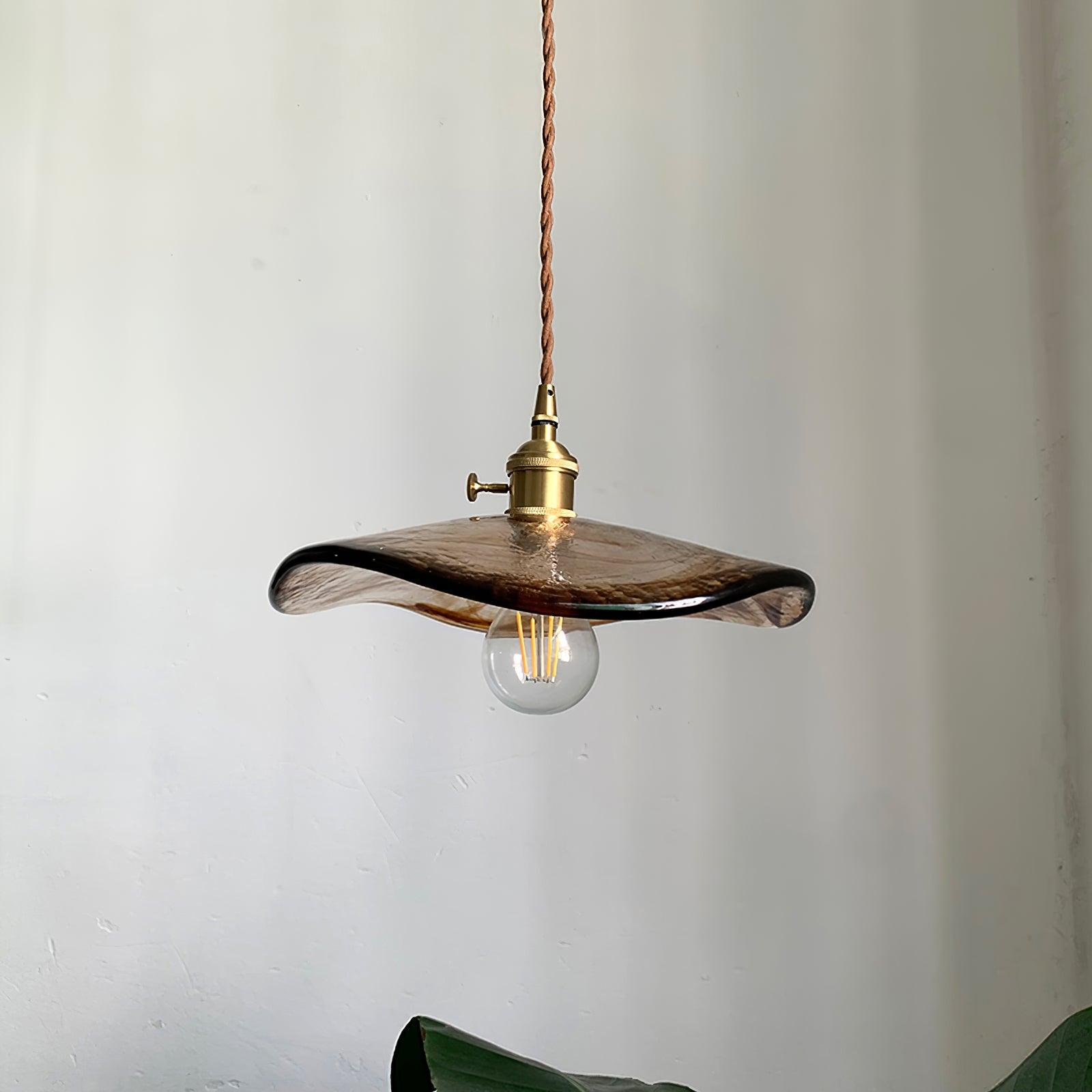 Flower Petal Glass Pendant Light - Letslighting