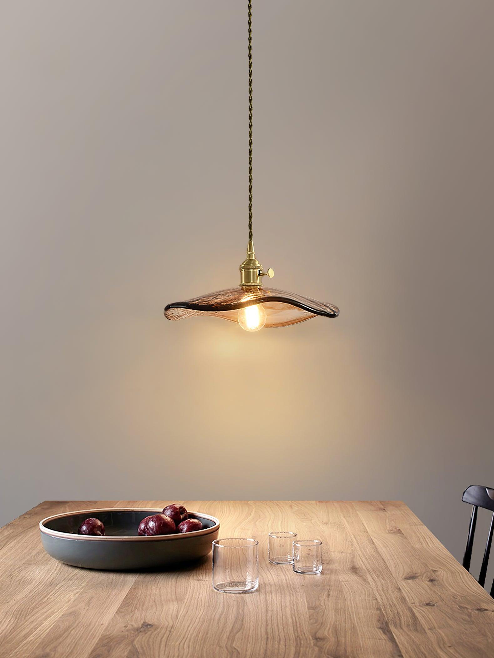 Flower Petal Glass Pendant Light - Letslighting