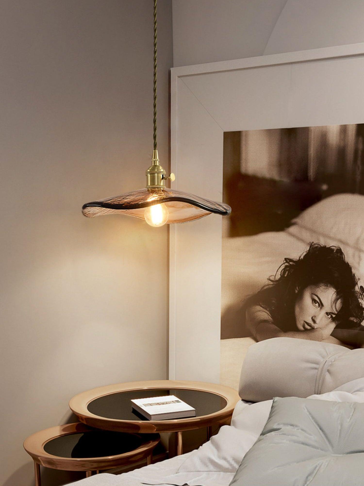 Flower Petal Glass Pendant Light - Letslighting