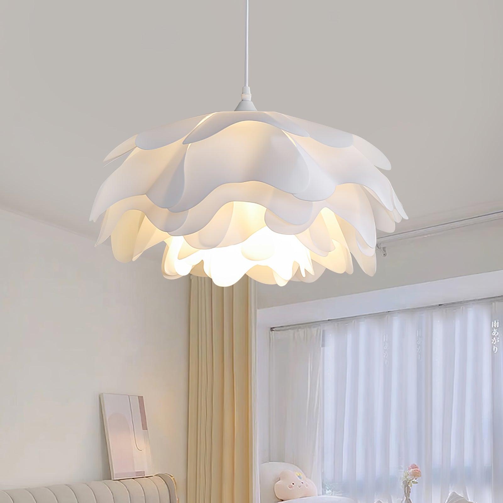 Flower Shaped White Pendant Lamp - Letslighting