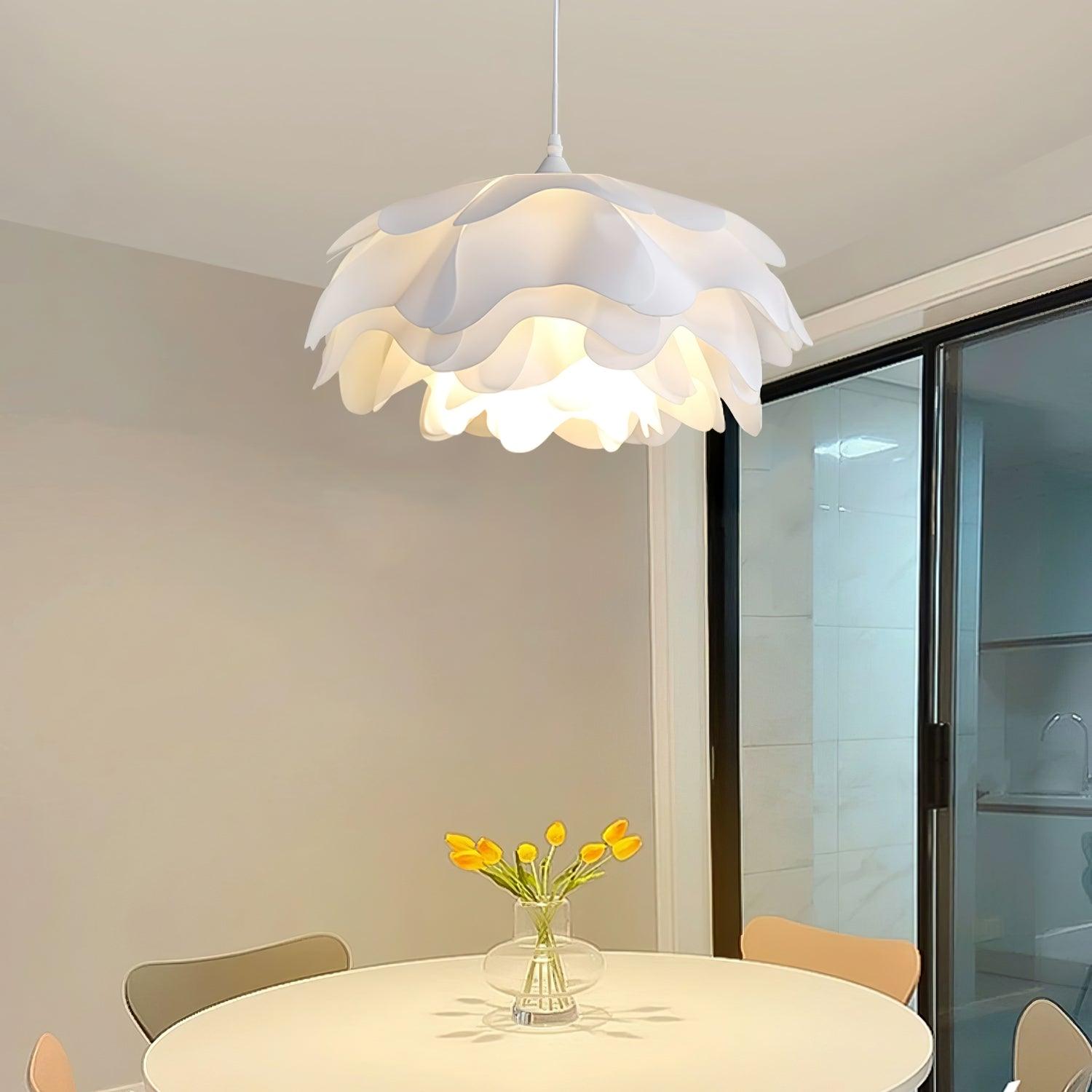 Flower Shaped White Pendant Lamp - Letslighting