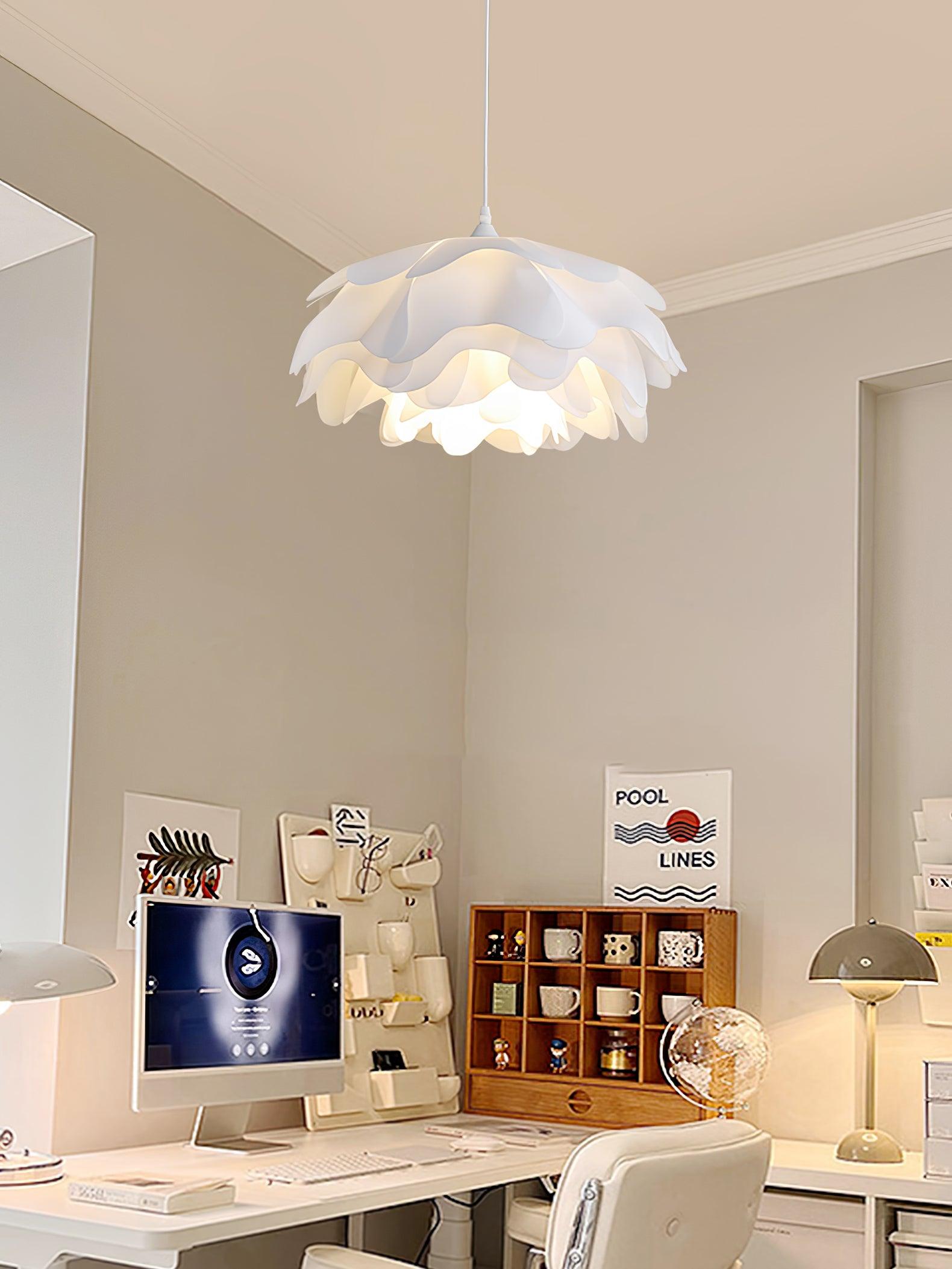 Flower Shaped White Pendant Lamp - Letslighting