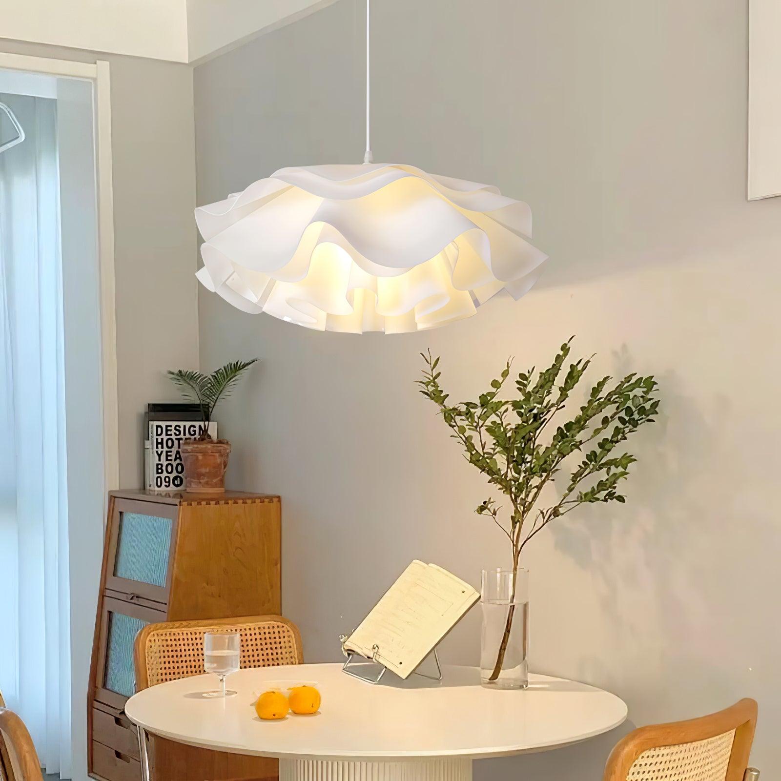 Flower Shaped White Pendant Lamp - Letslighting