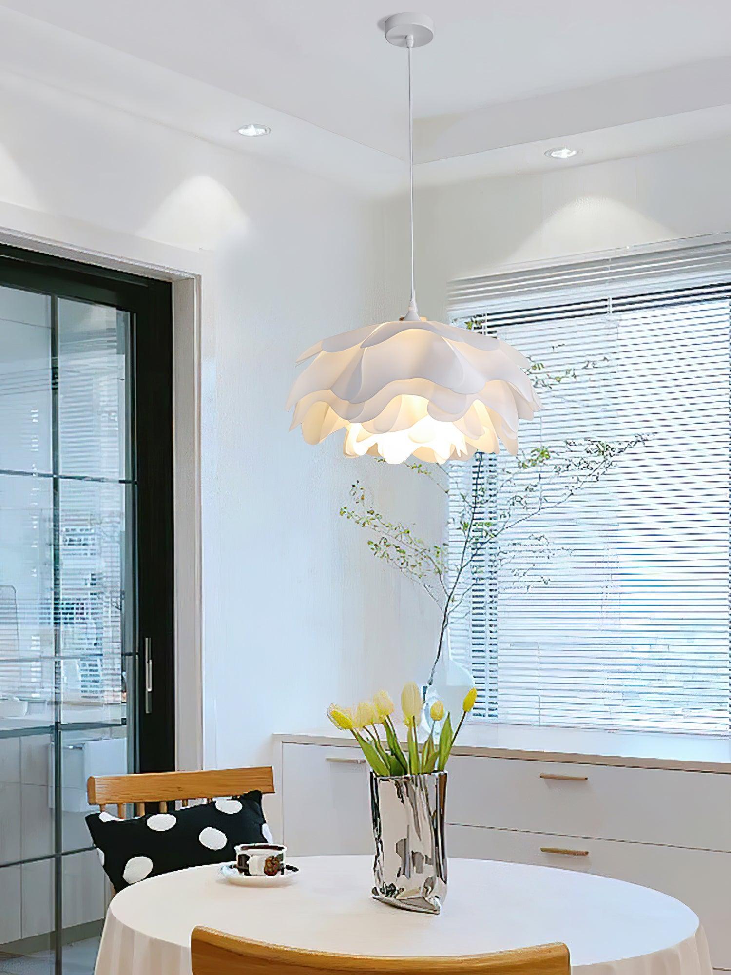Flower Shaped White Pendant Lamp - Letslighting
