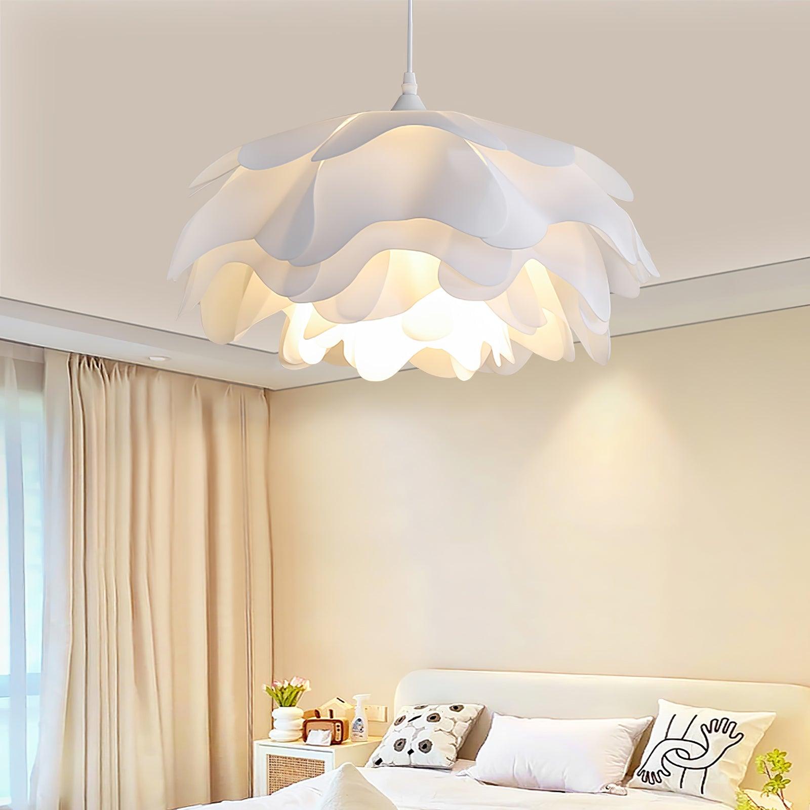 Flower Shaped White Pendant Lamp - Letslighting
