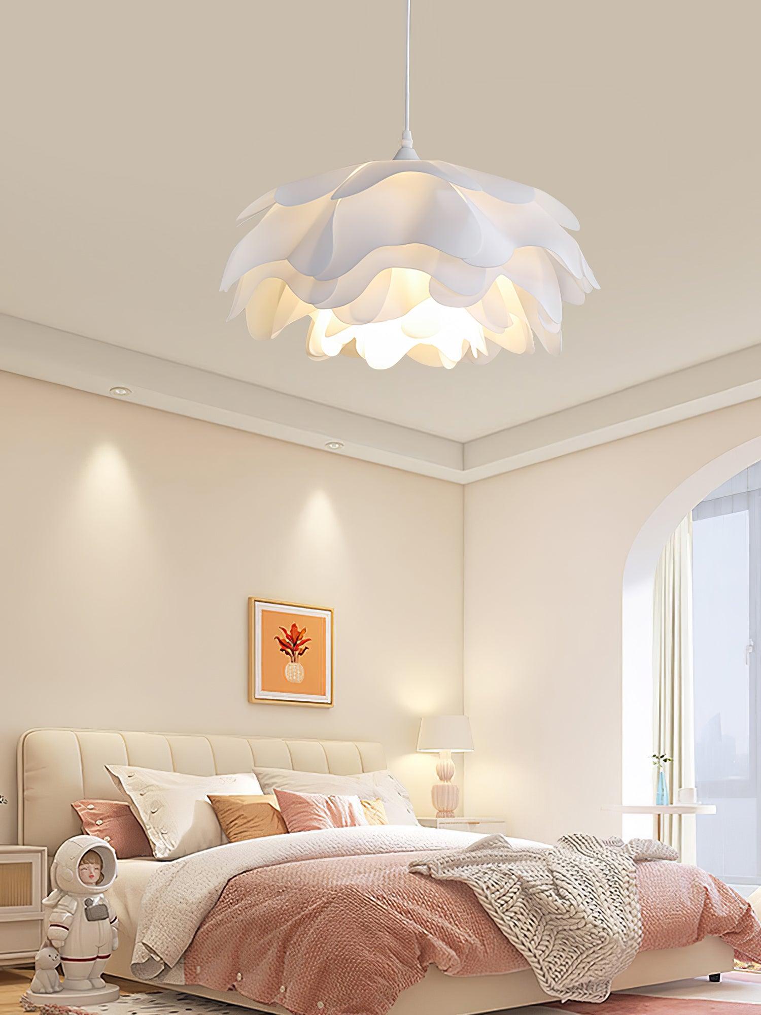 Flower Shaped White Pendant Lamp - Letslighting