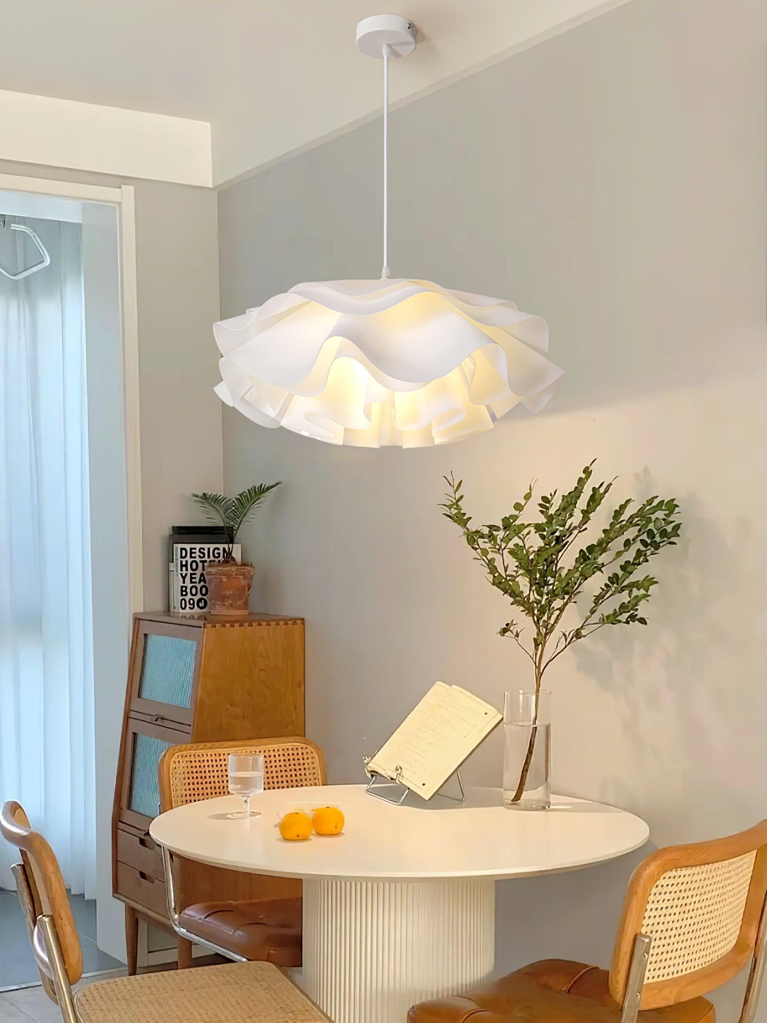 Flower Shaped White Pendant Lamp - Letslighting