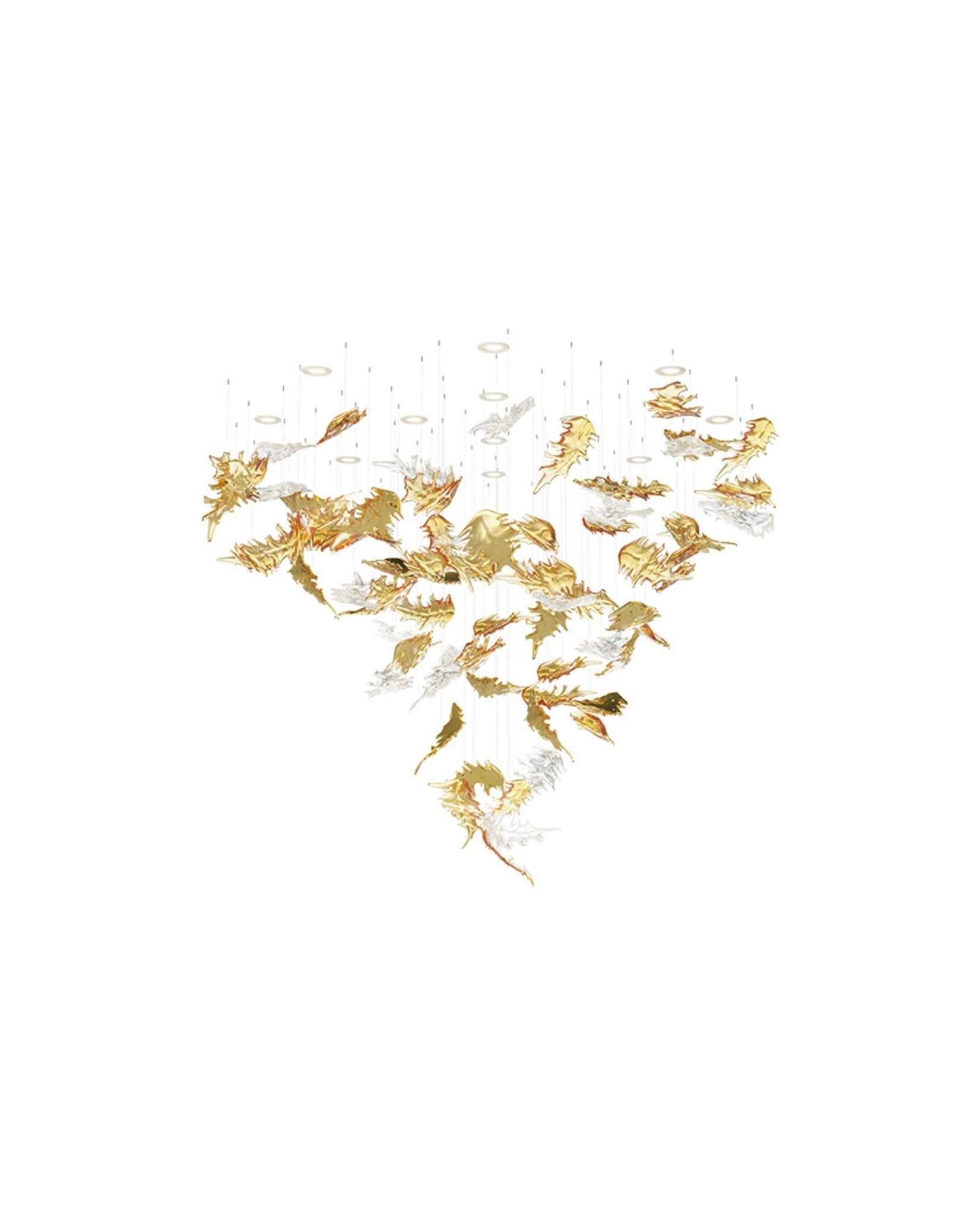 Cosolion Bird Glass Chandelier - Letslighting