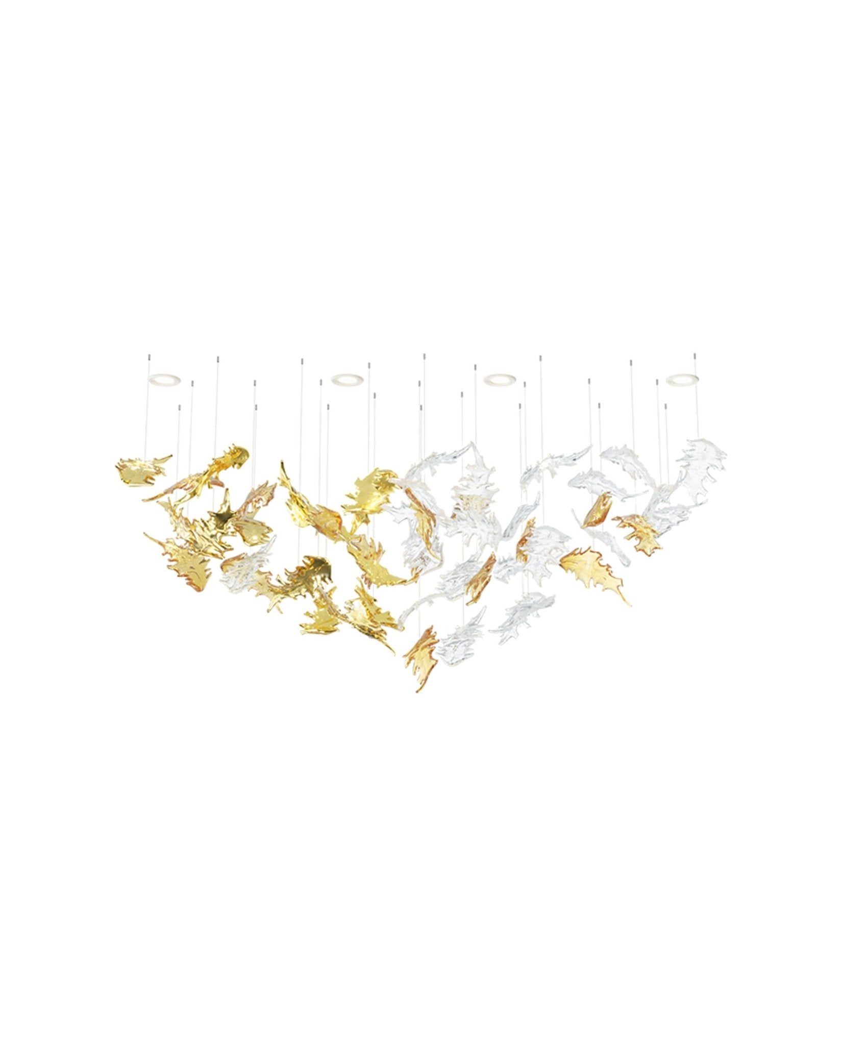 Cosolion Bird Glass Chandelier - Letslighting