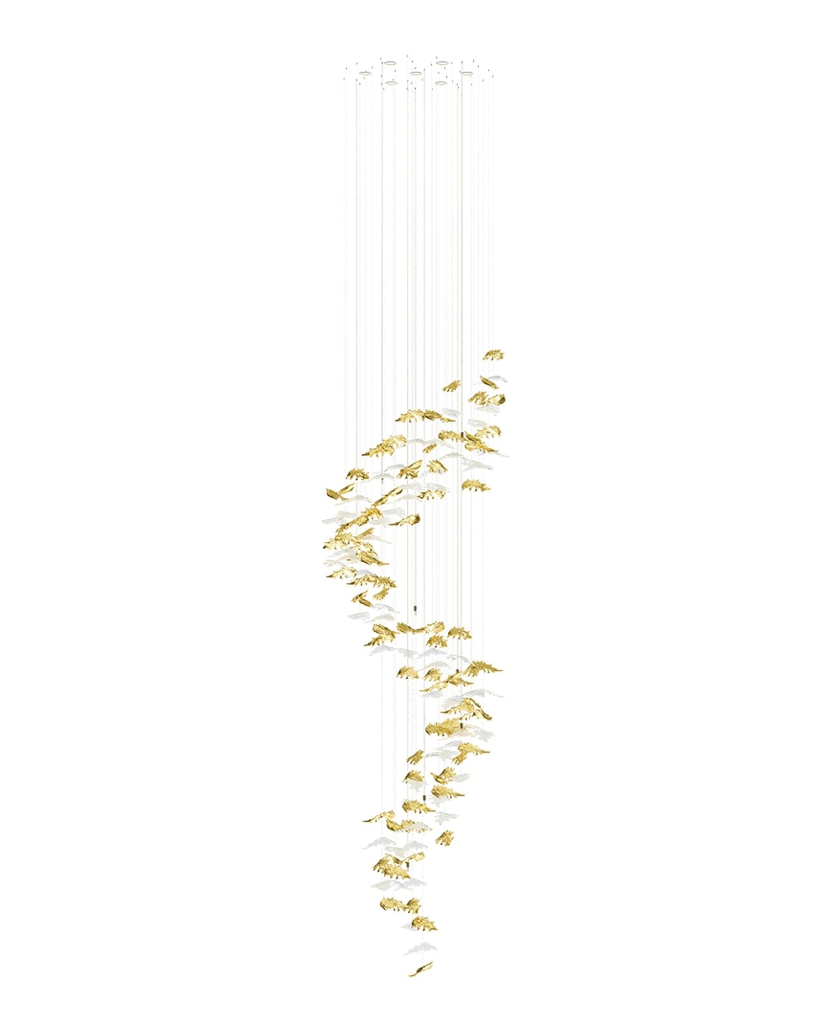 Cosolion Bird Glass Chandelier - Letslighting