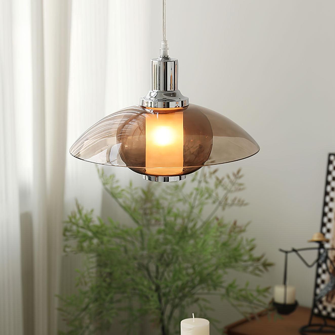 Flying Saucer Chrome Pendant Light - Letslighting