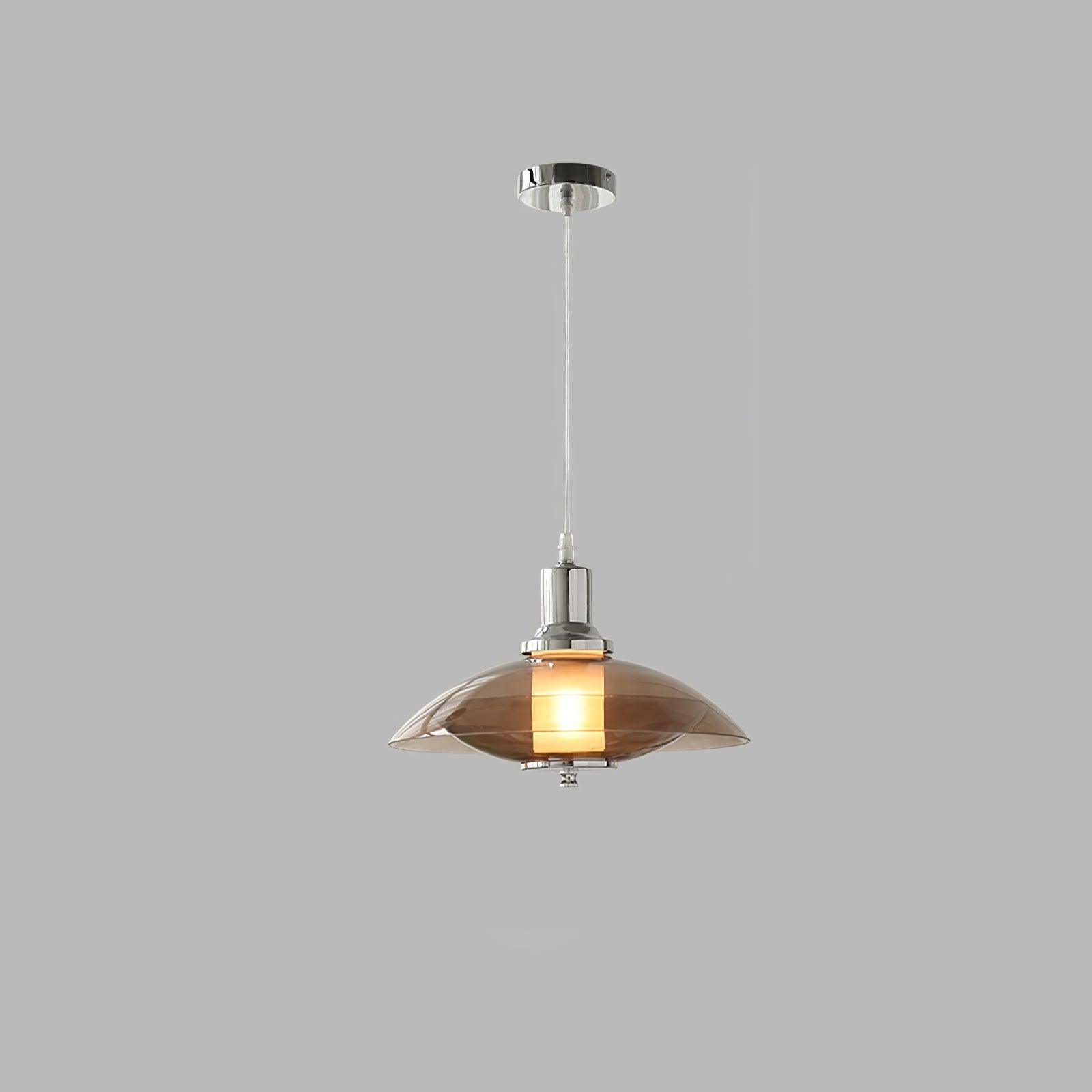 Flying Saucer Chrome Pendant Light - Letslighting