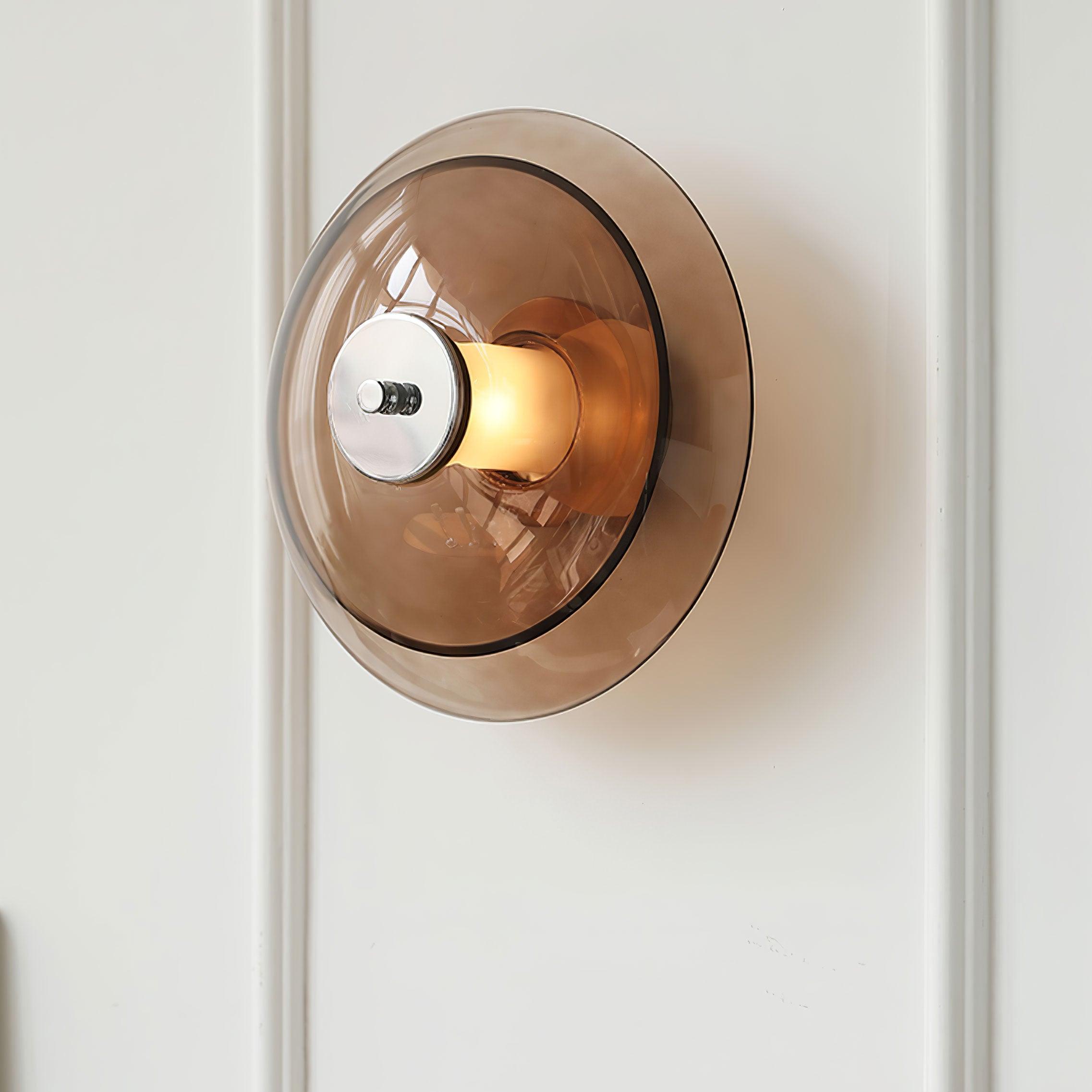 Flying Saucer Chrome Wall Light - Letslighting