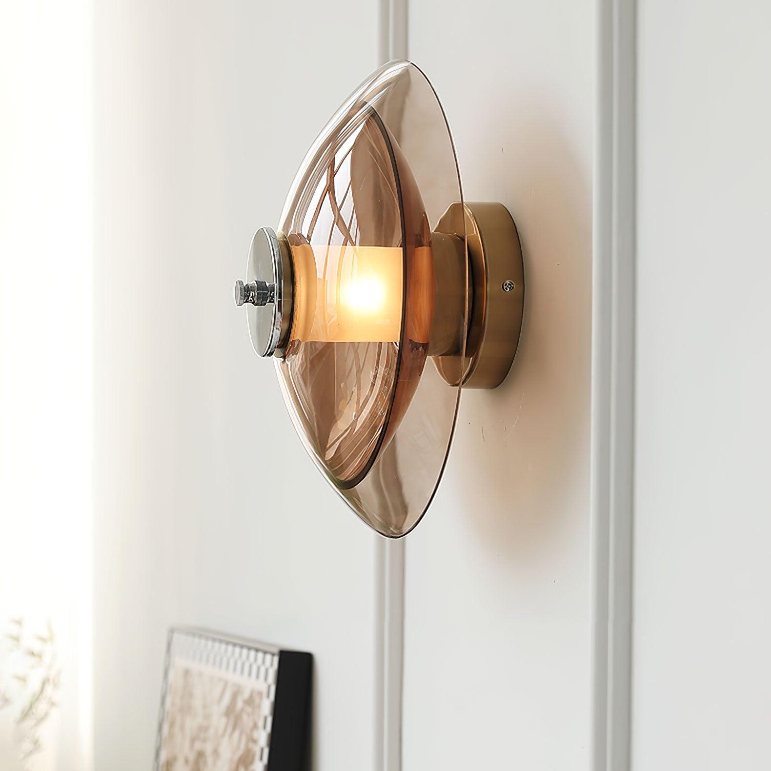 Flying Saucer Chrome Wall Light - Letslighting
